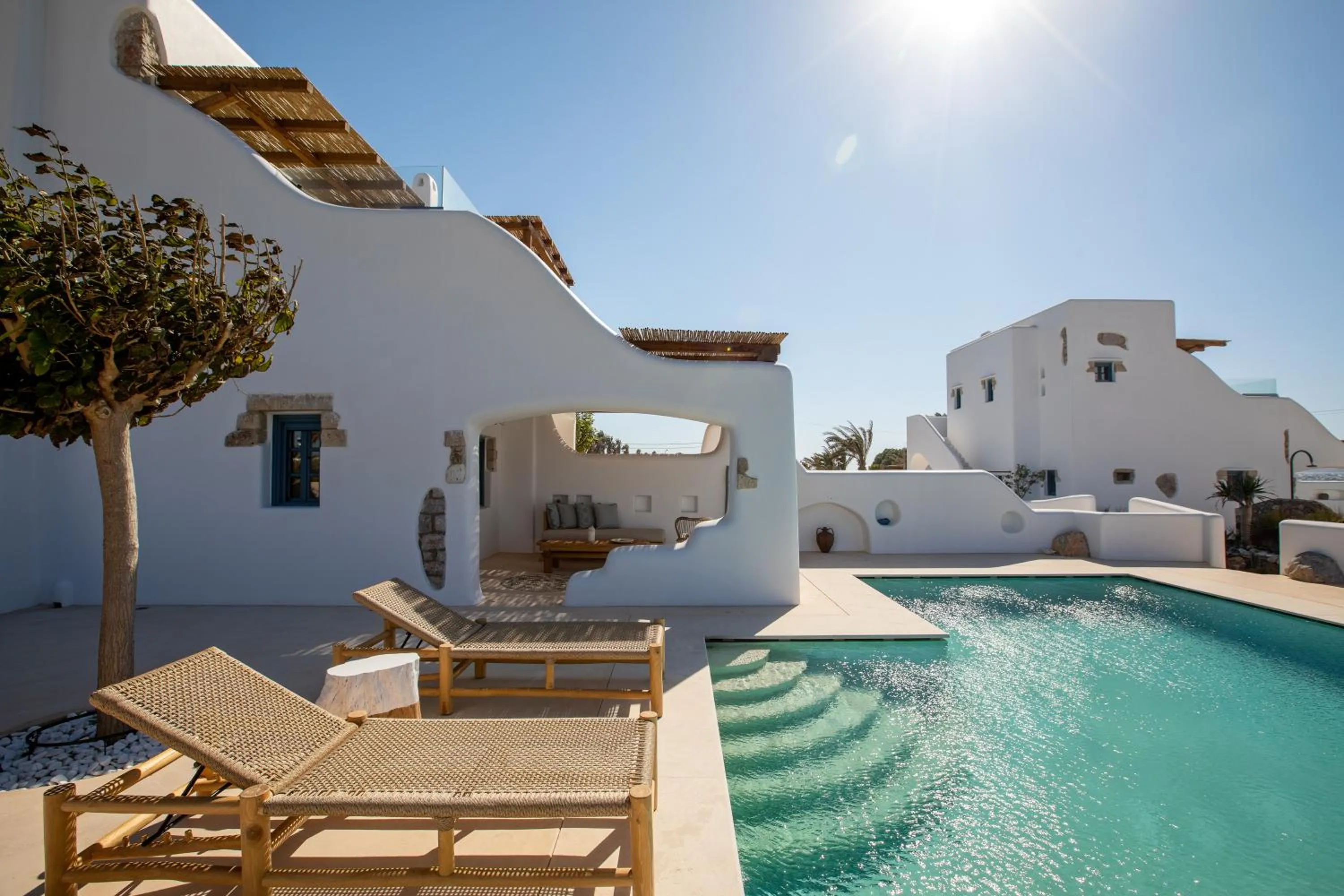 sunbed in Blue Pearls-Adults Only Luxury Suites