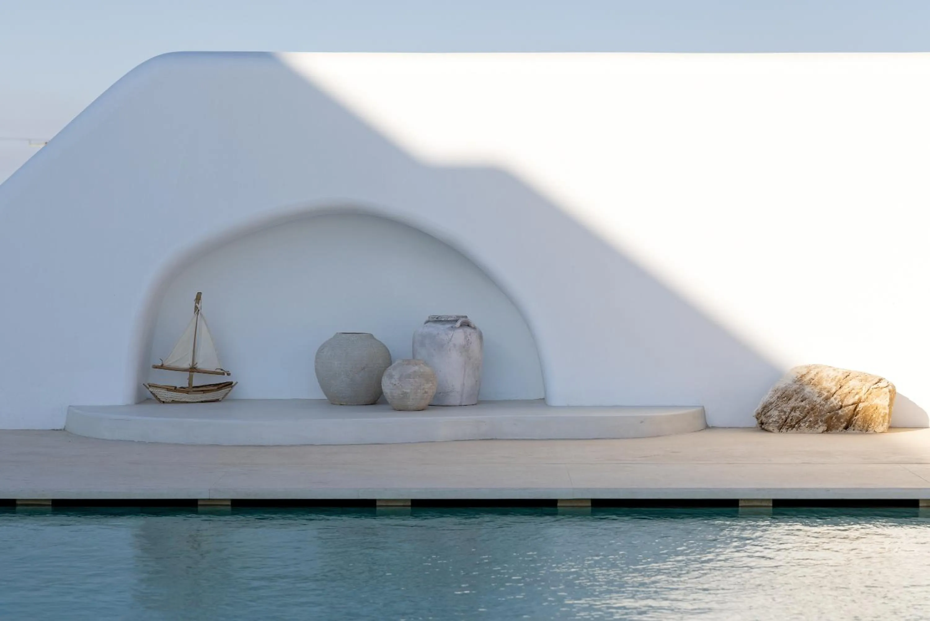 Swimming pool in Blue Pearls-Adults Only Luxury Suites