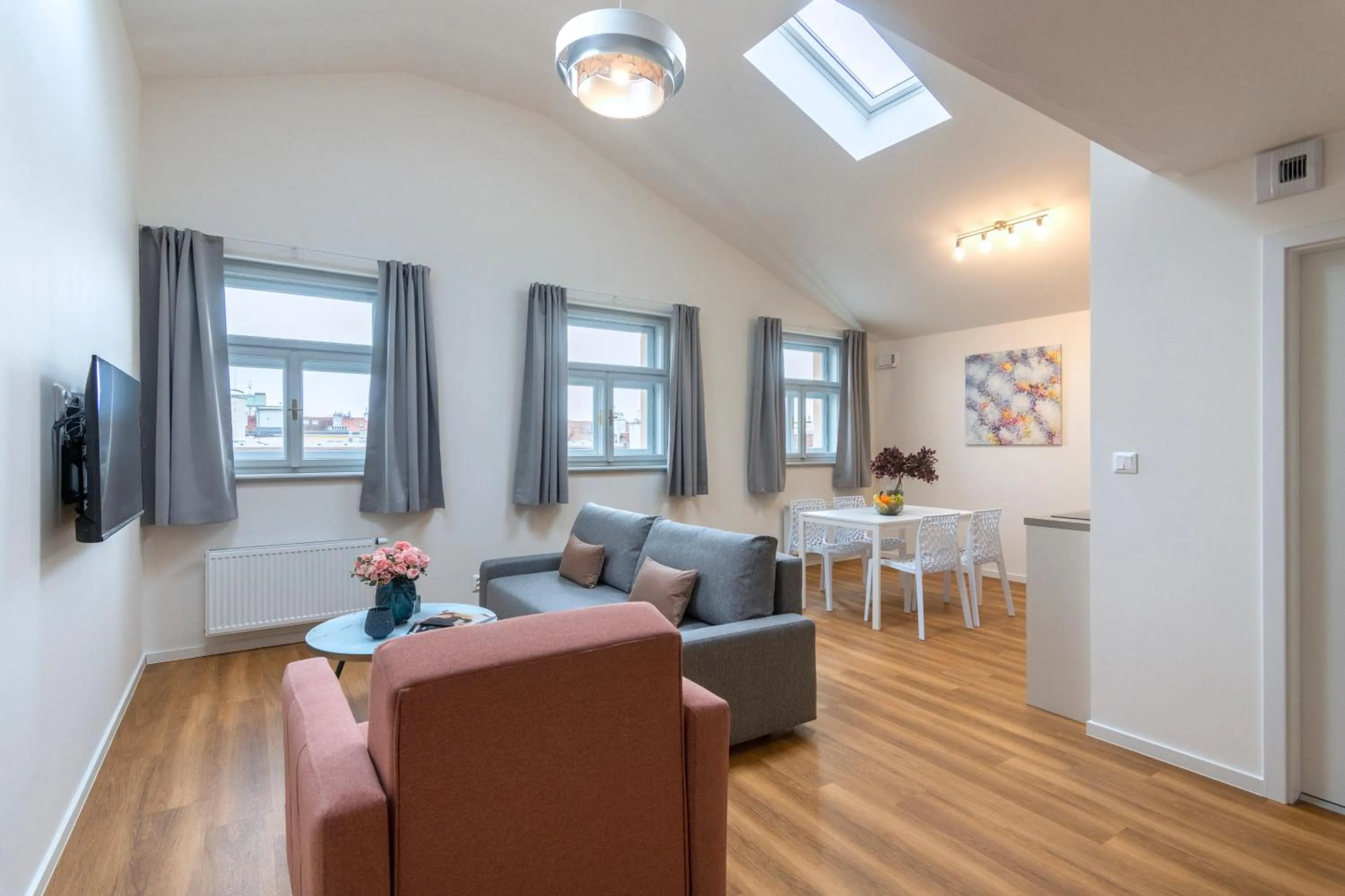 Living room in Hidden Art Boutique Residence by Dwellfort