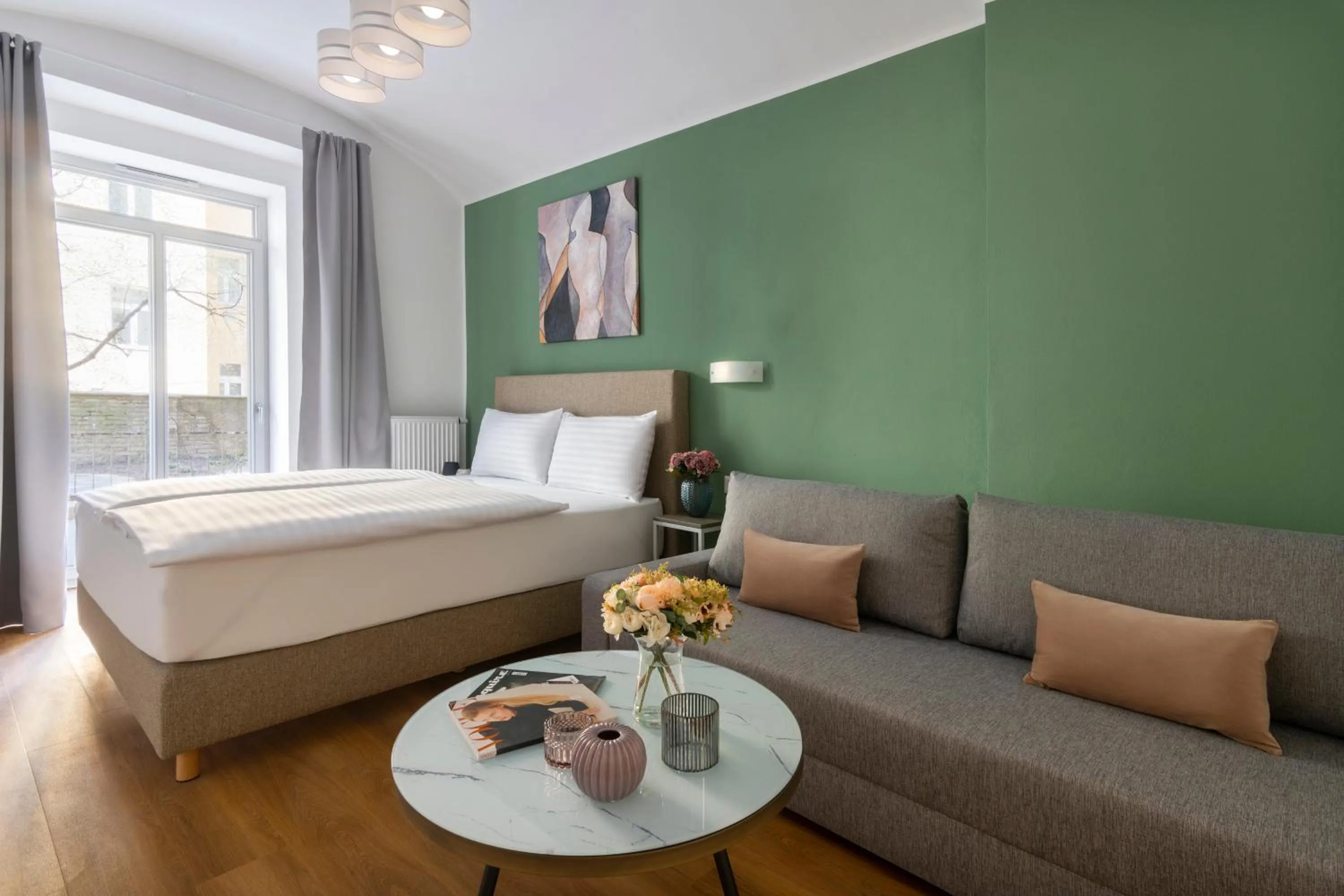 Bed in Hidden Art Boutique Residence by Dwellfort