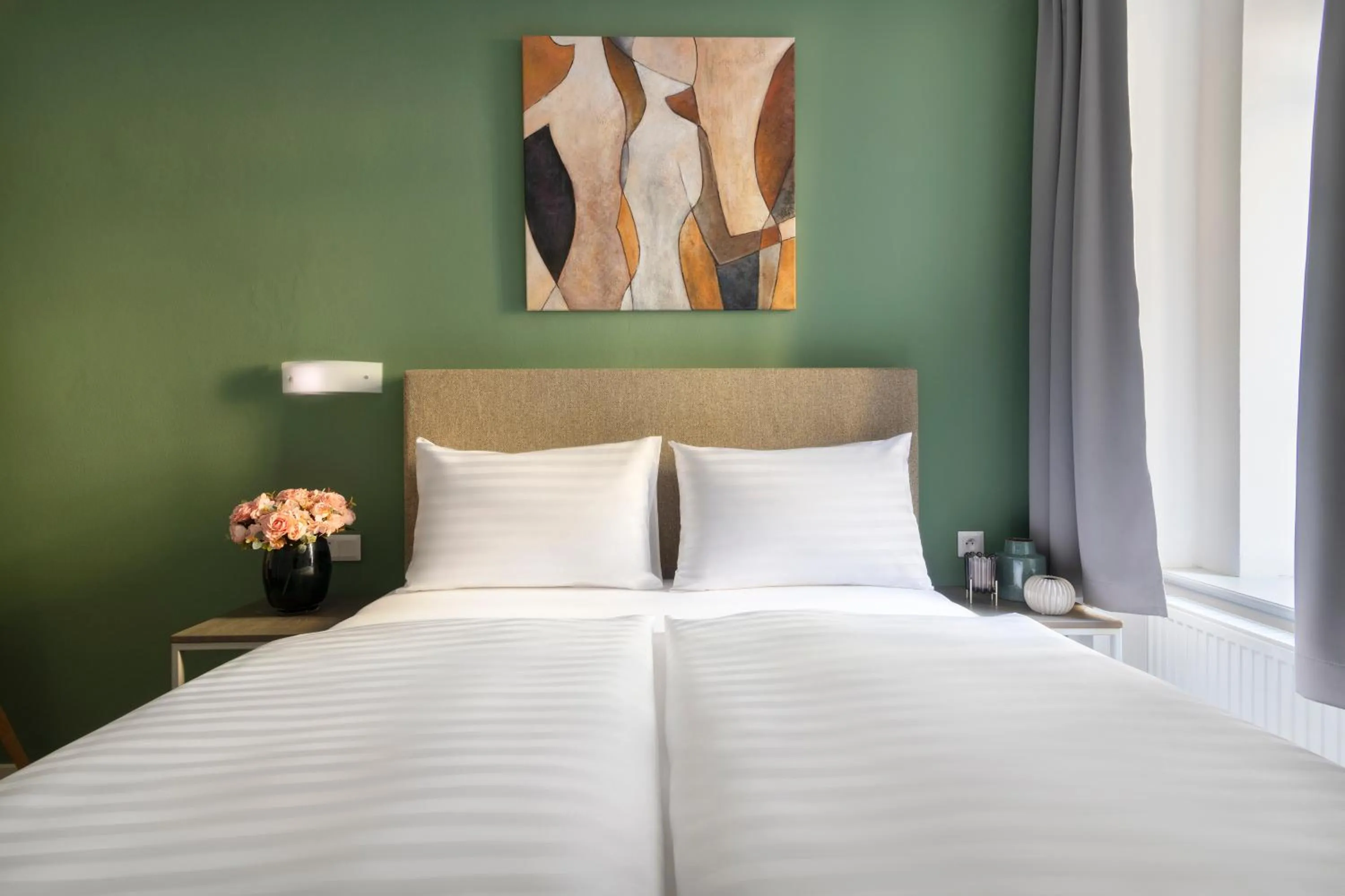 Bed in Hidden Art Boutique Residence by Dwellfort