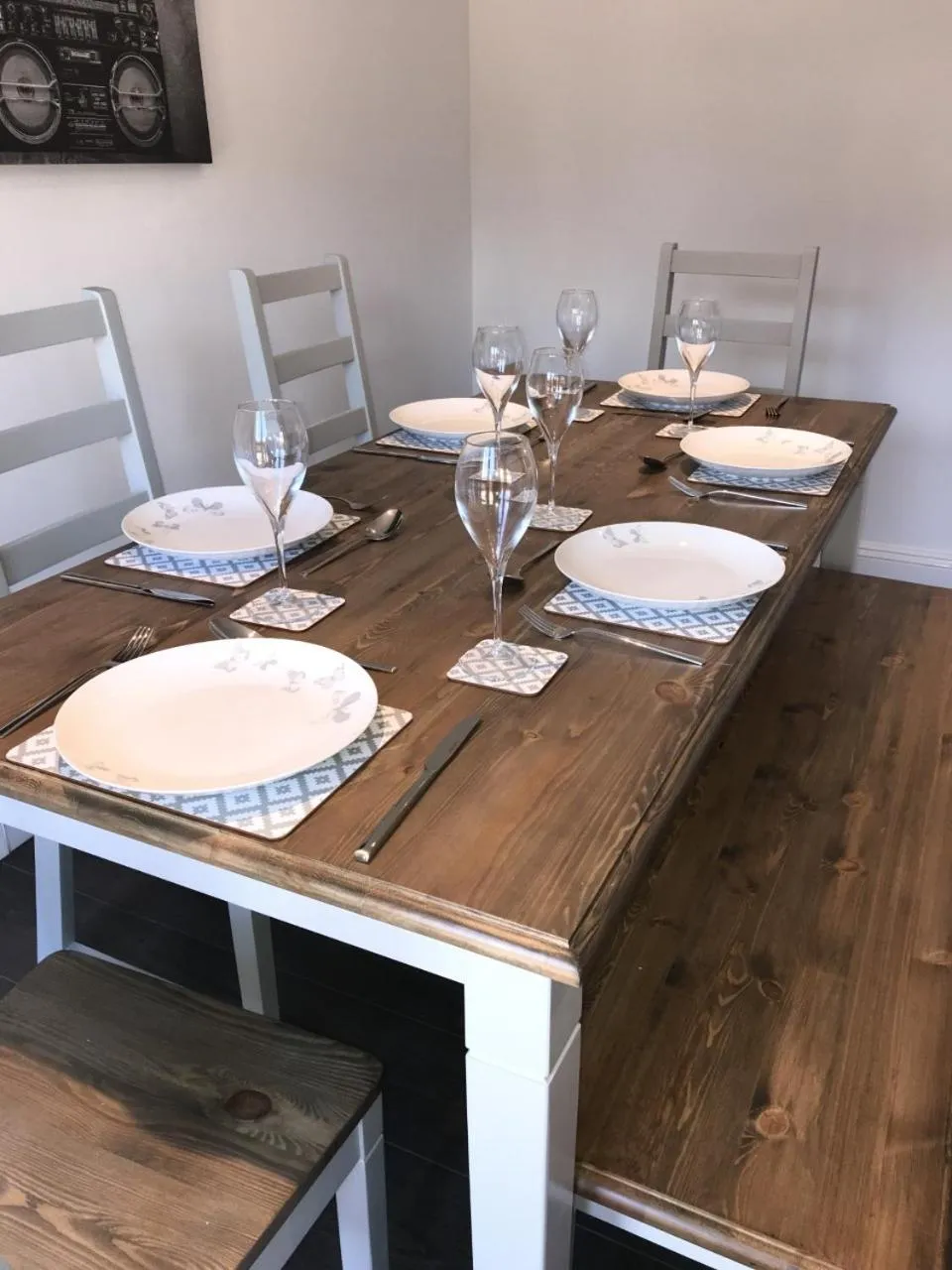 Dining area in Stanford Villa