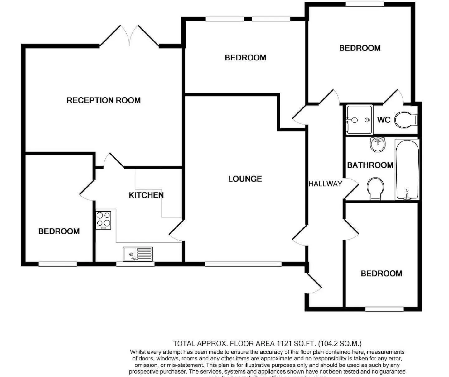 Floor plan in Stanford Villa