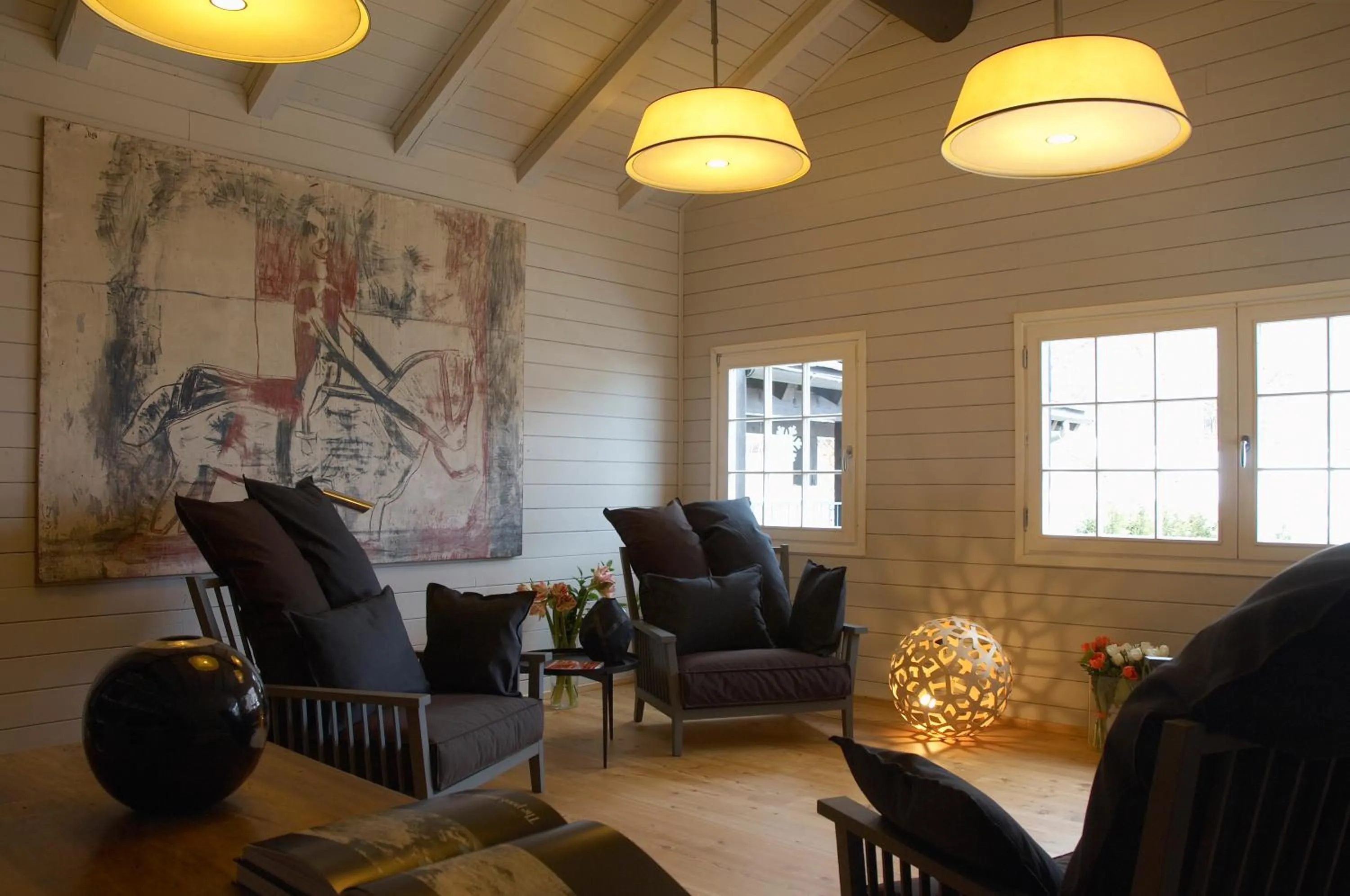 Communal lounge/ TV room in Hotel Village