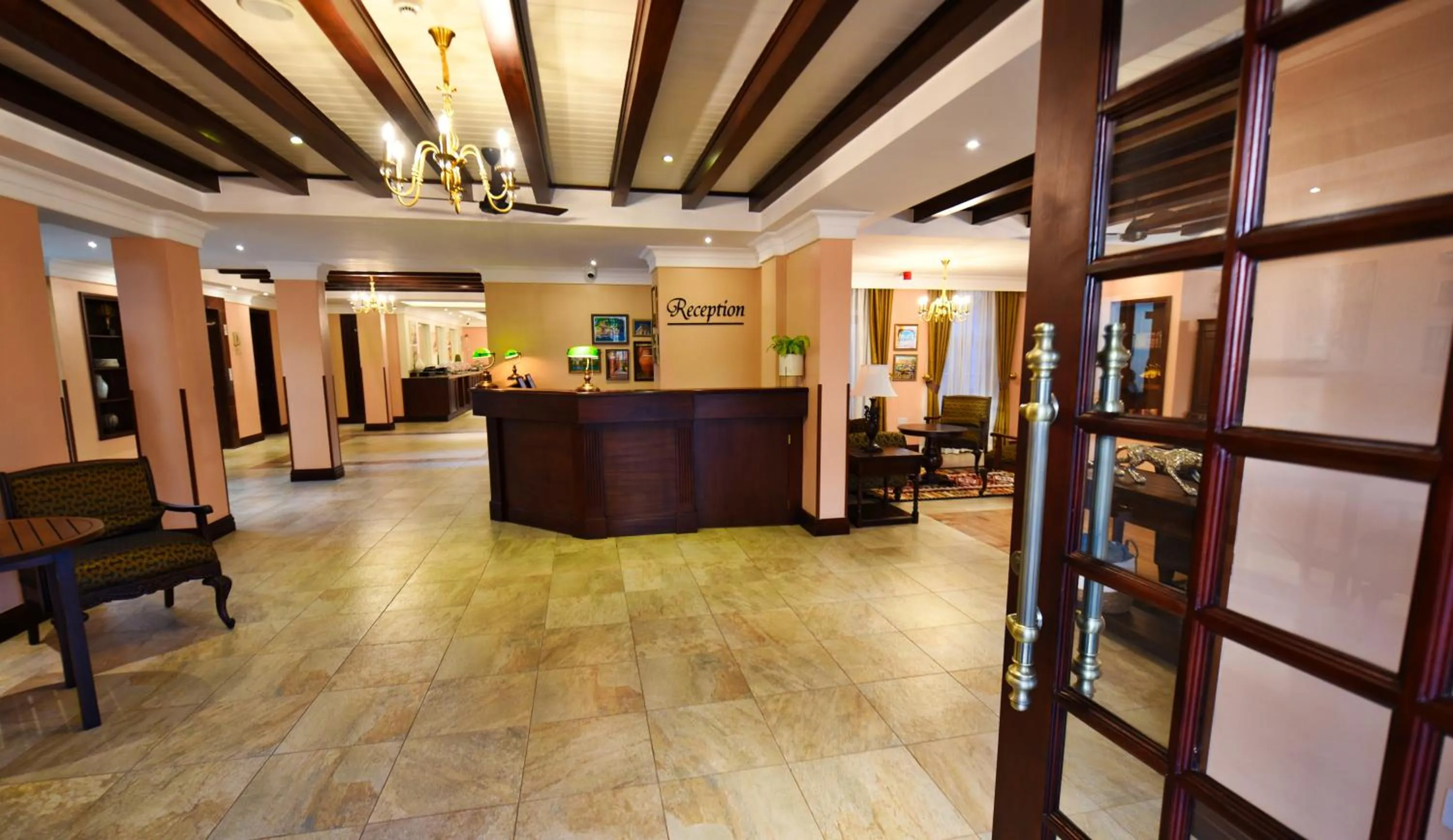 Lobby or reception in Casa Solada Hotel