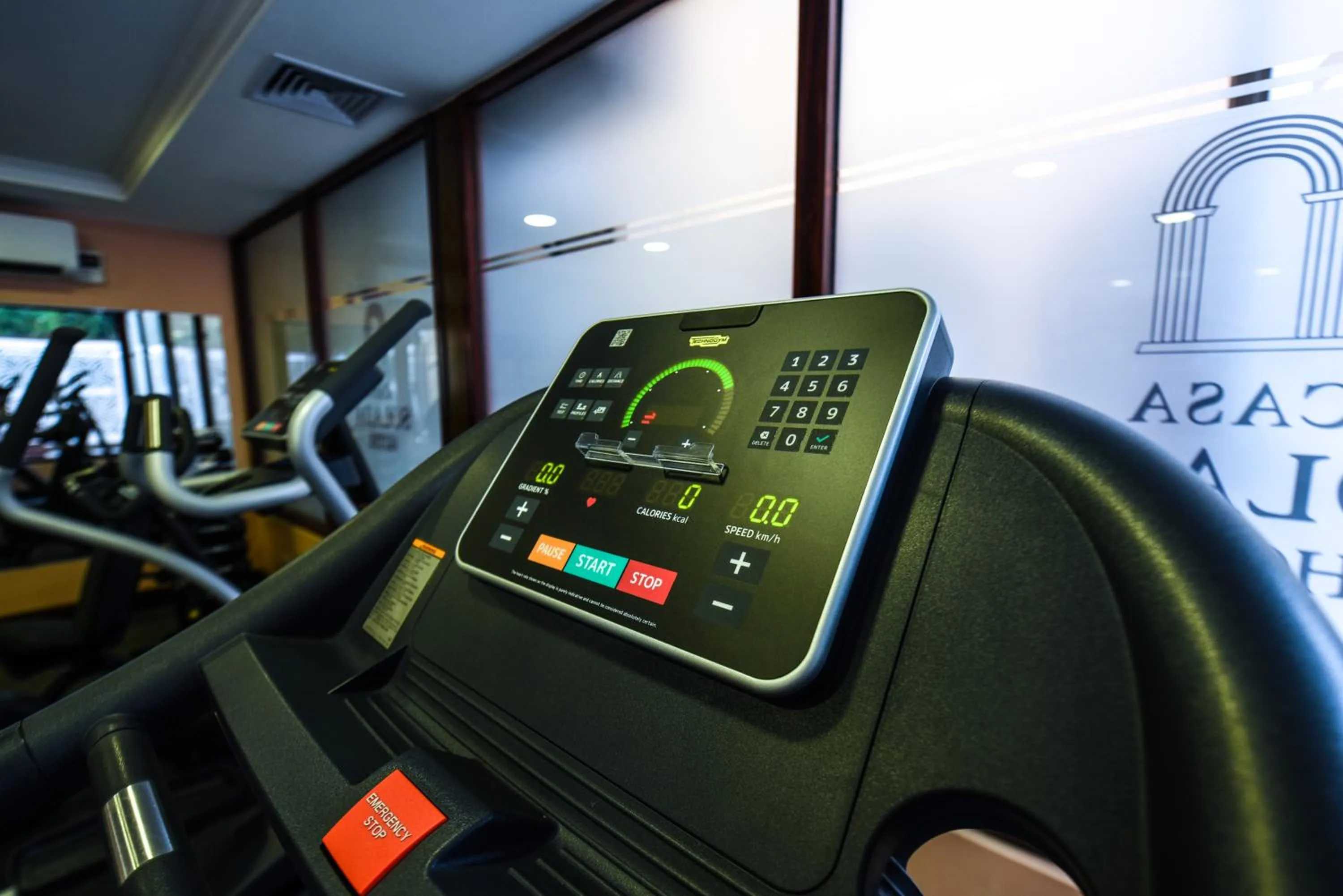 Fitness centre/facilities in Casa Solada Hotel