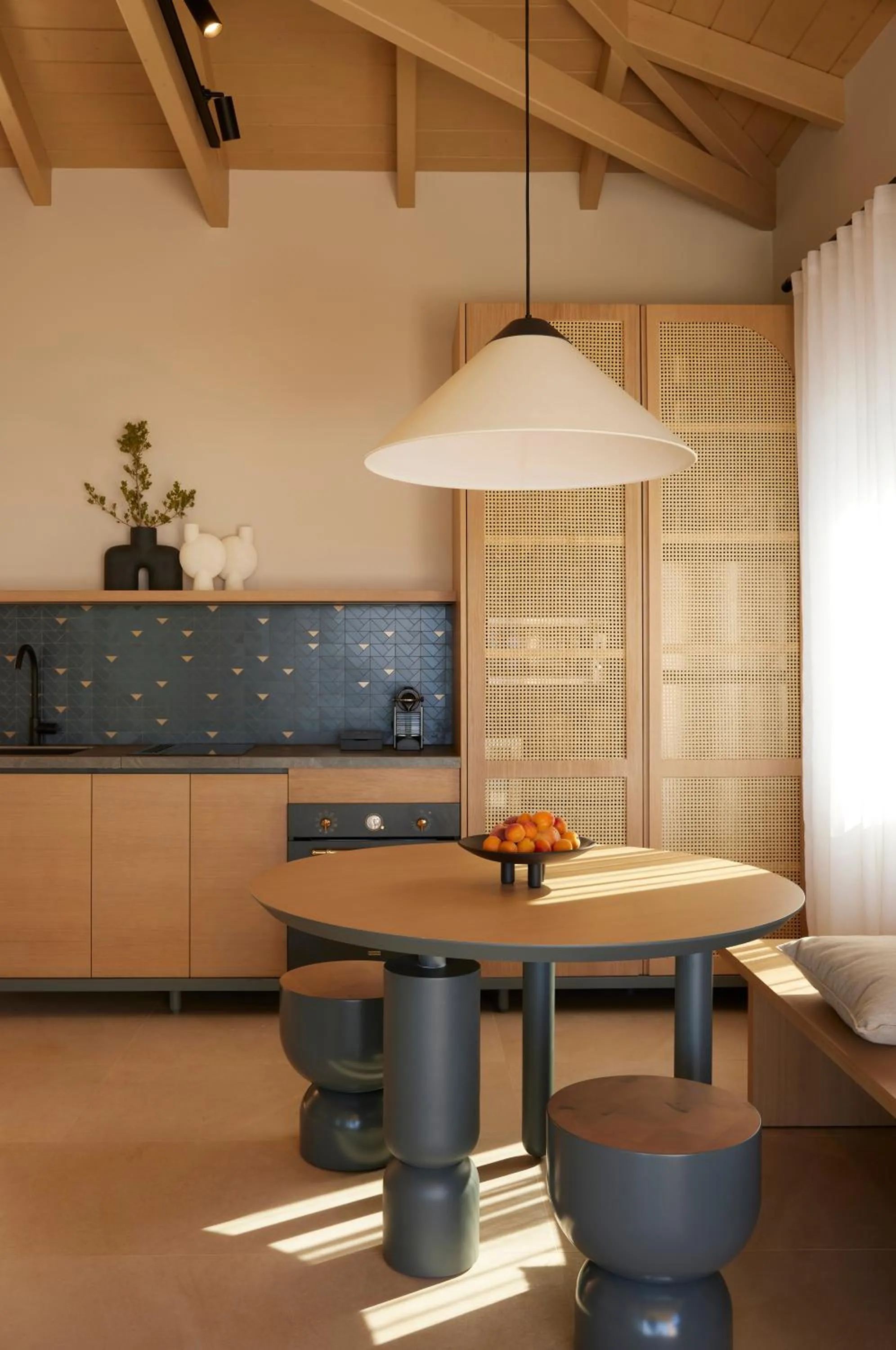 Kitchen or kitchenette in Epiphany Villas Lefkada