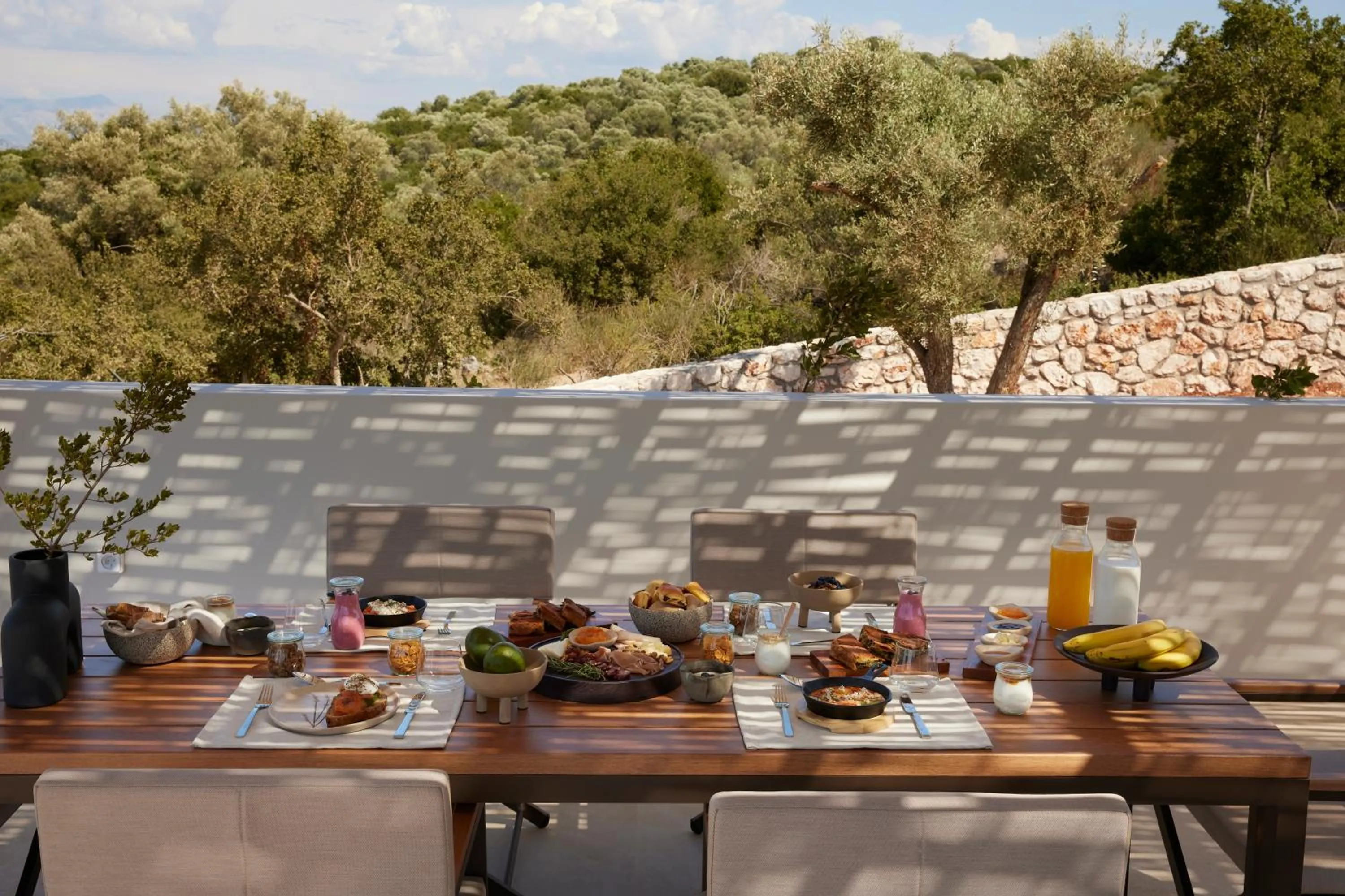 Dining area in Epiphany Villas Lefkada