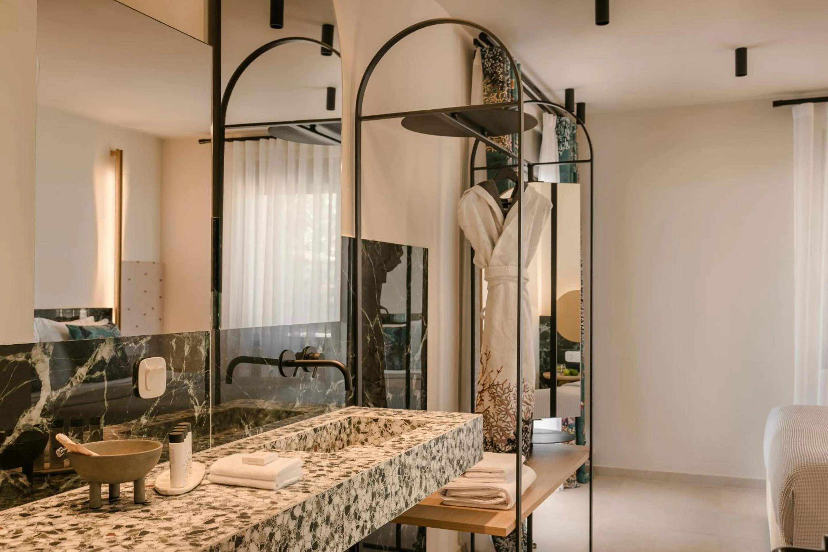 Bed in Epiphany Villas Lefkada