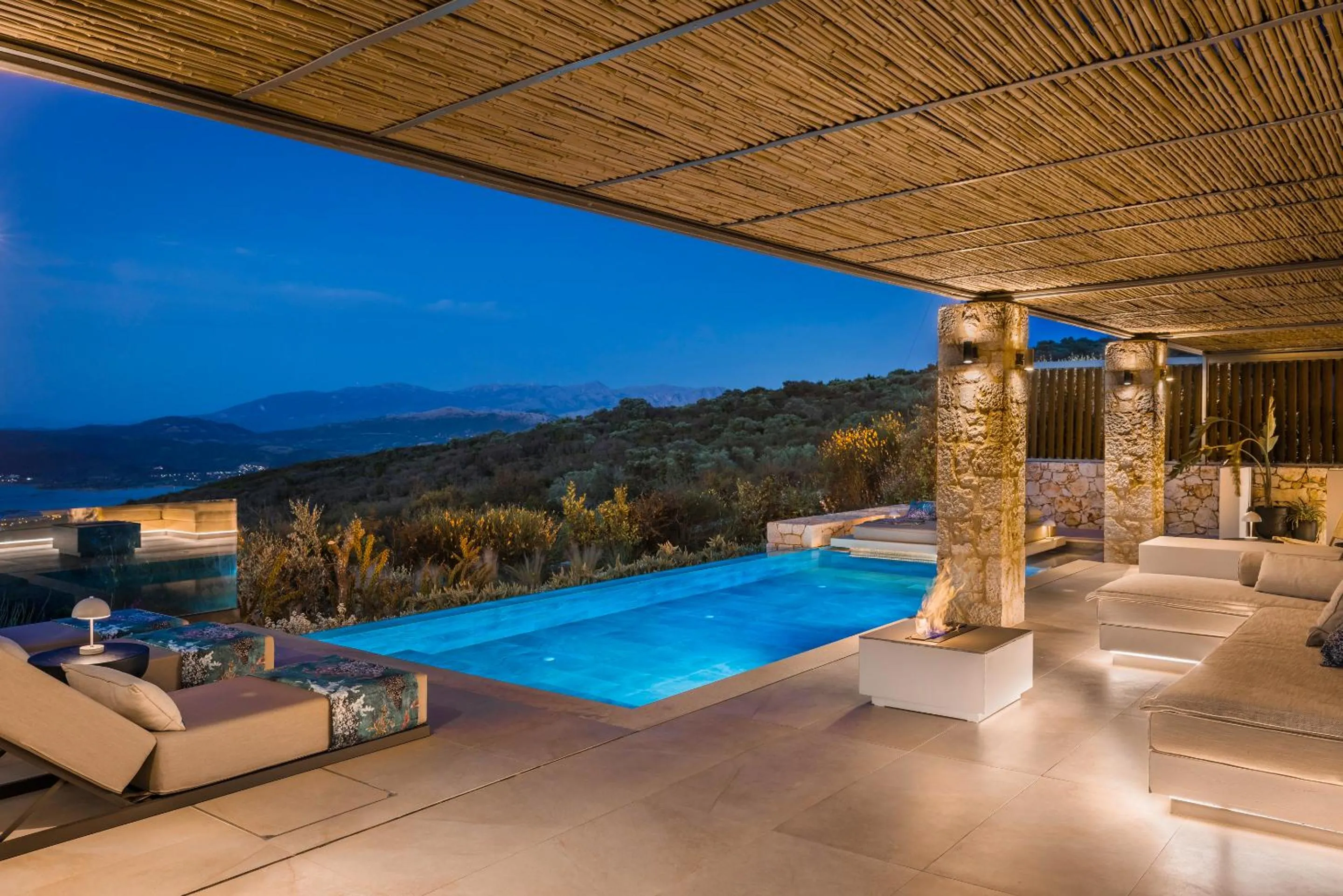 Swimming pool in Epiphany Villas Lefkada