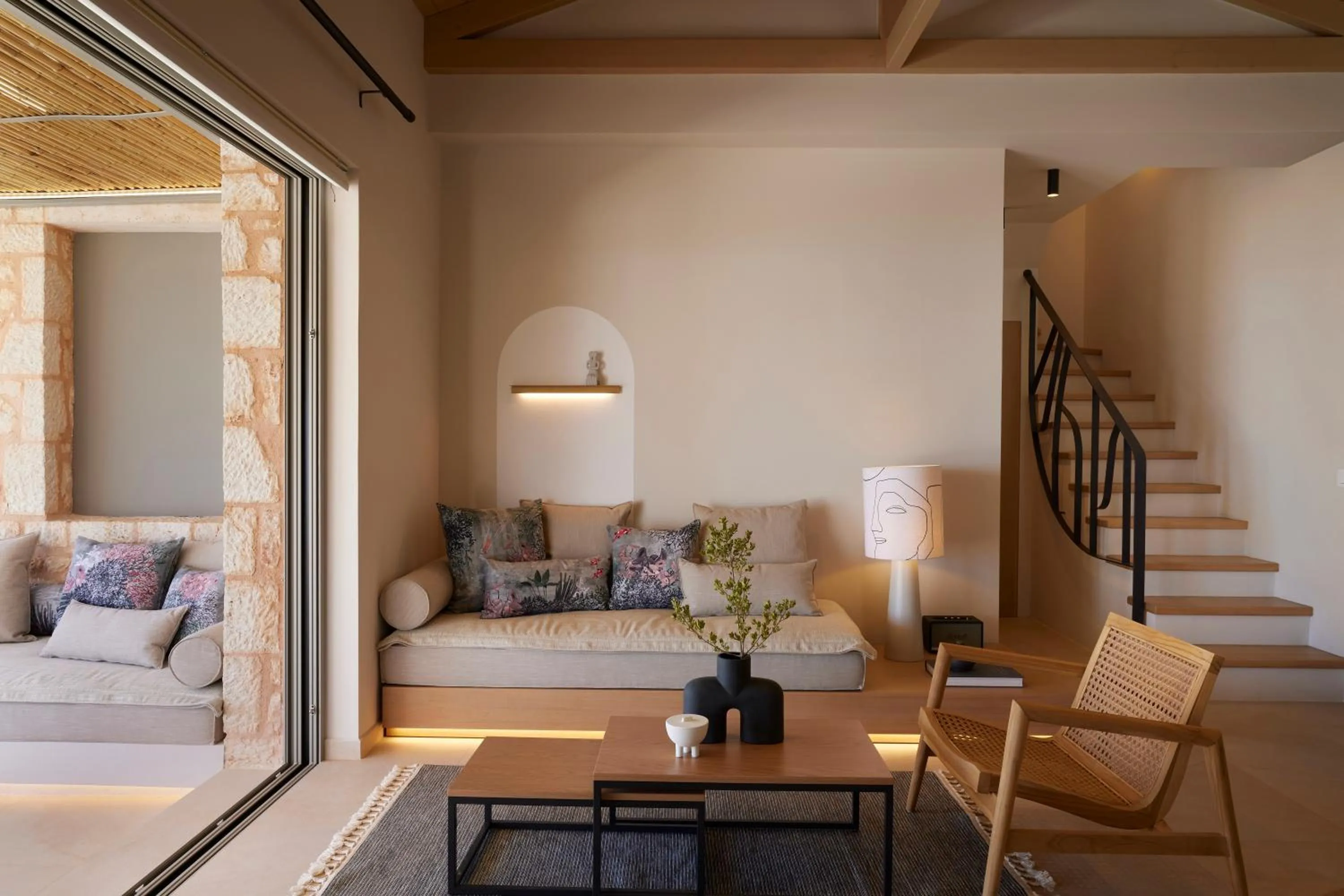 Living room in Epiphany Villas Lefkada