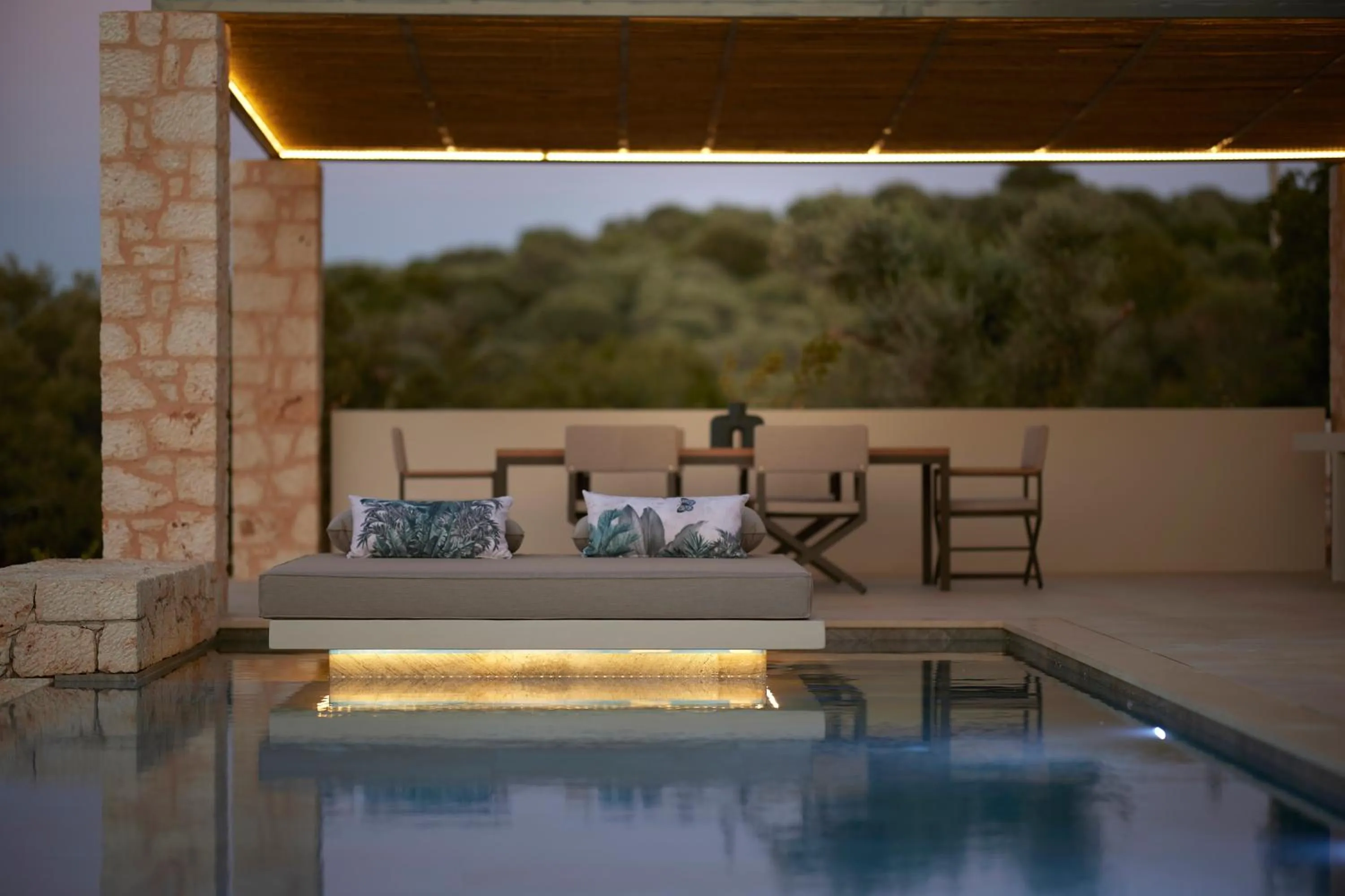 Swimming pool in Epiphany Villas Lefkada