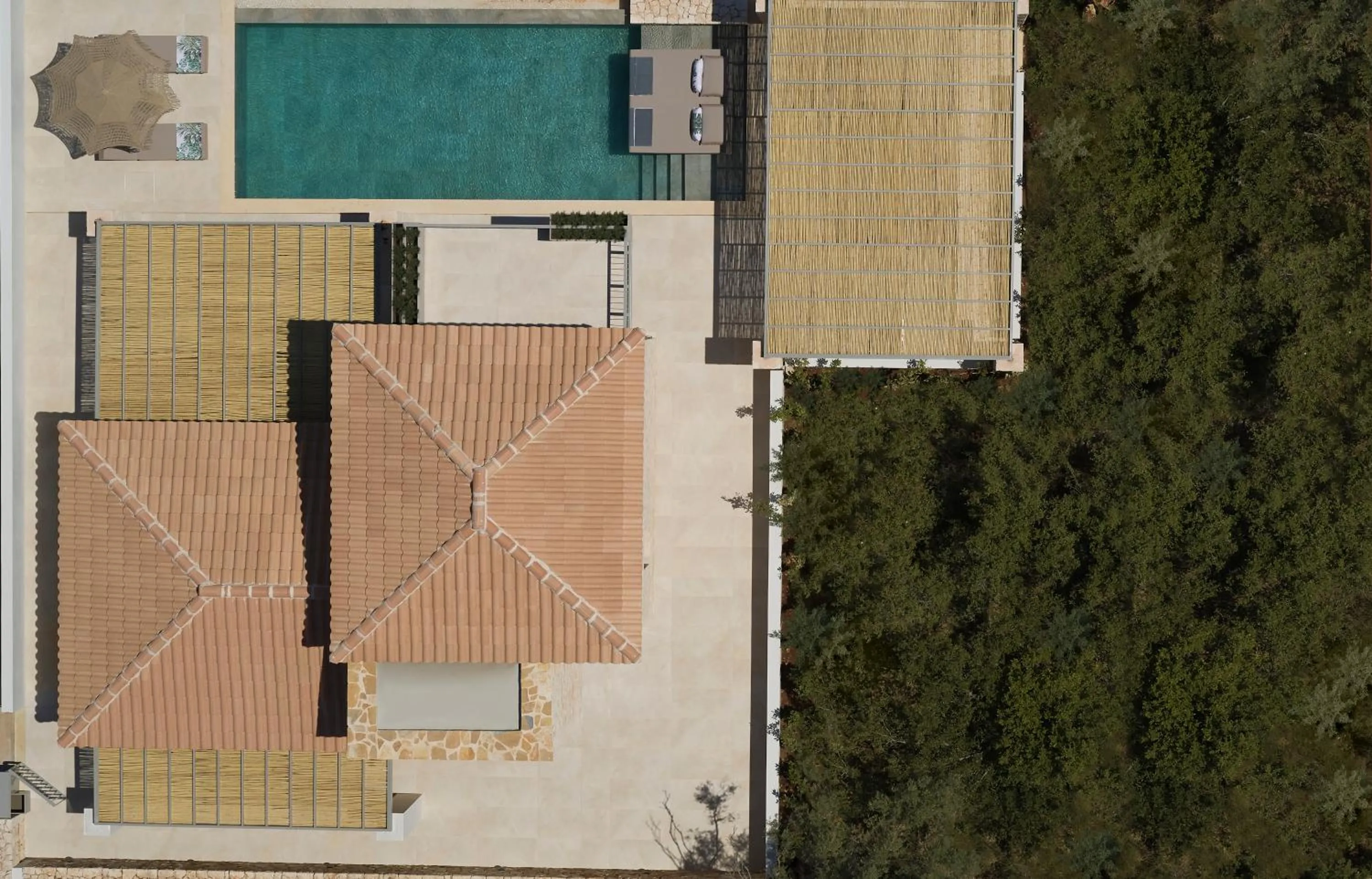 Swimming pool in Epiphany Villas Lefkada