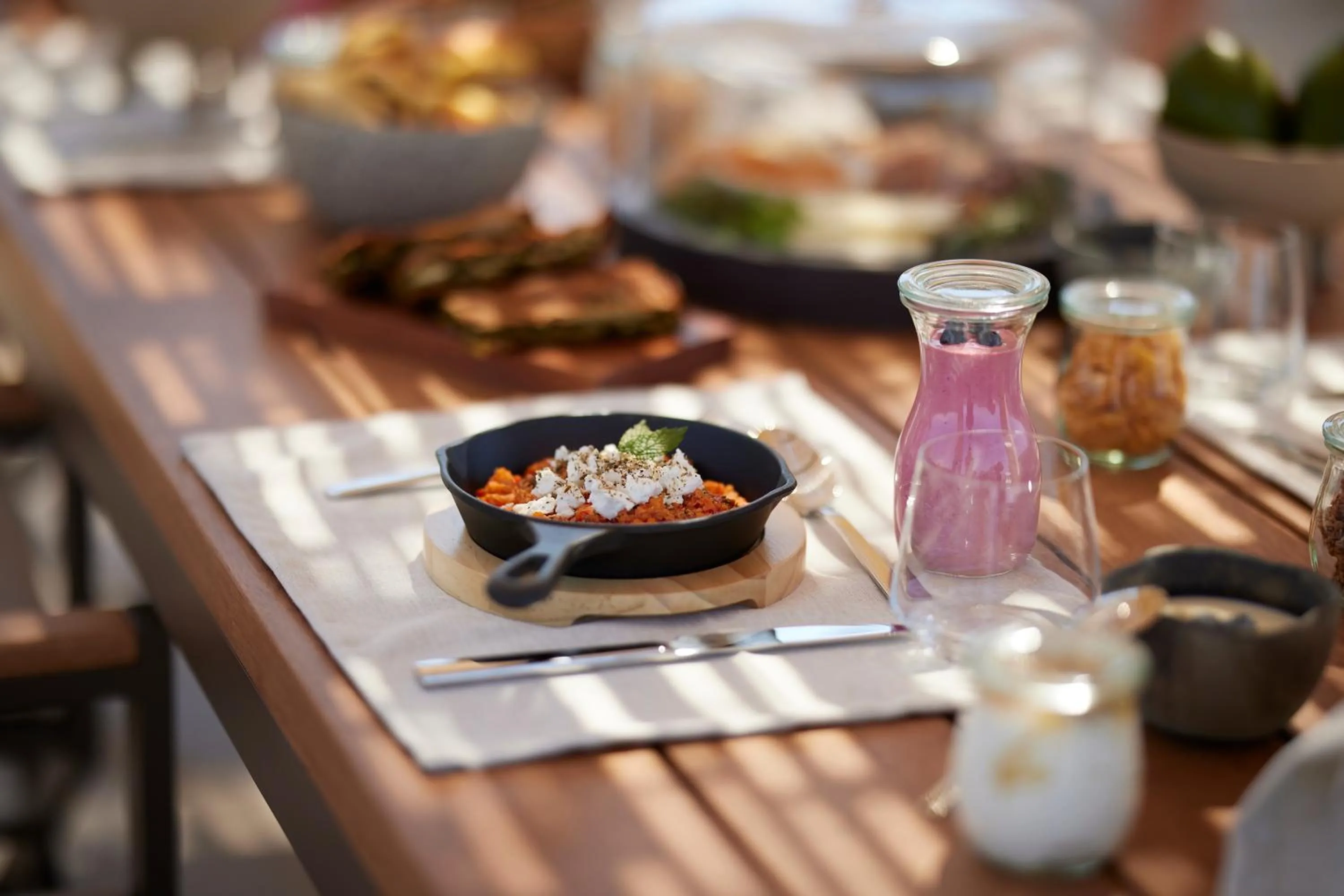 Food in Epiphany Villas Lefkada