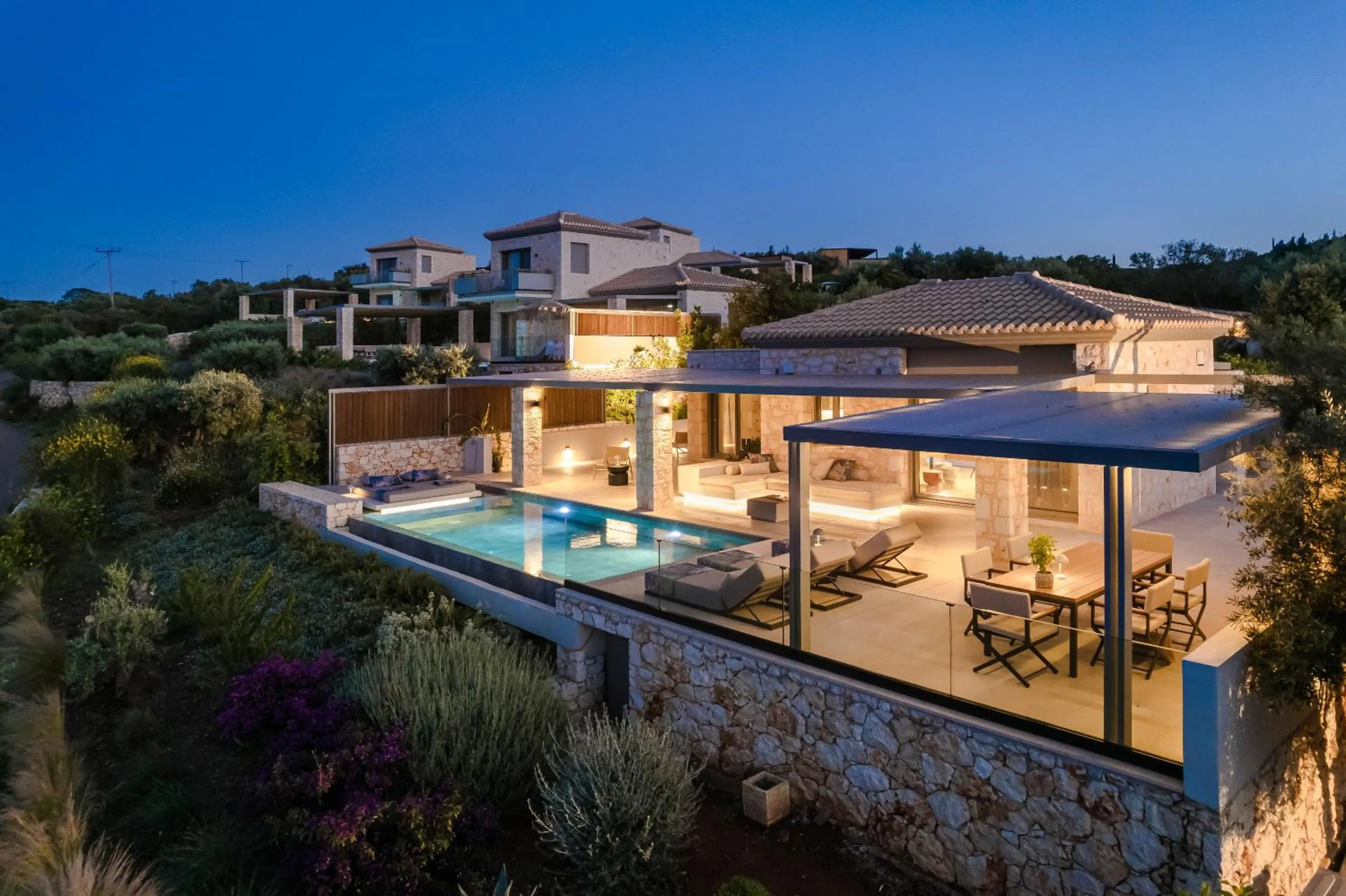 Property building in Epiphany Villas Lefkada