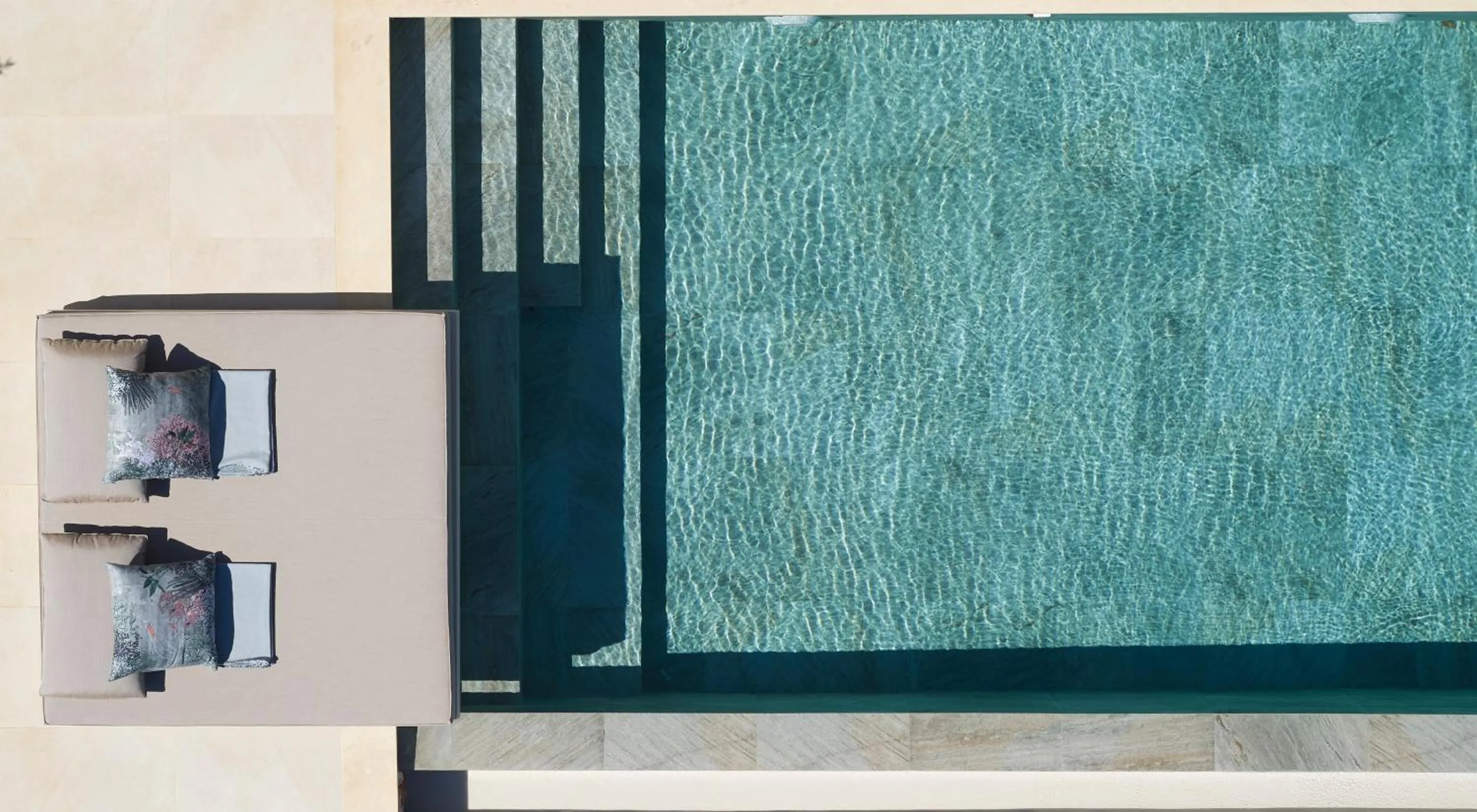 Pool view in Epiphany Villas Lefkada