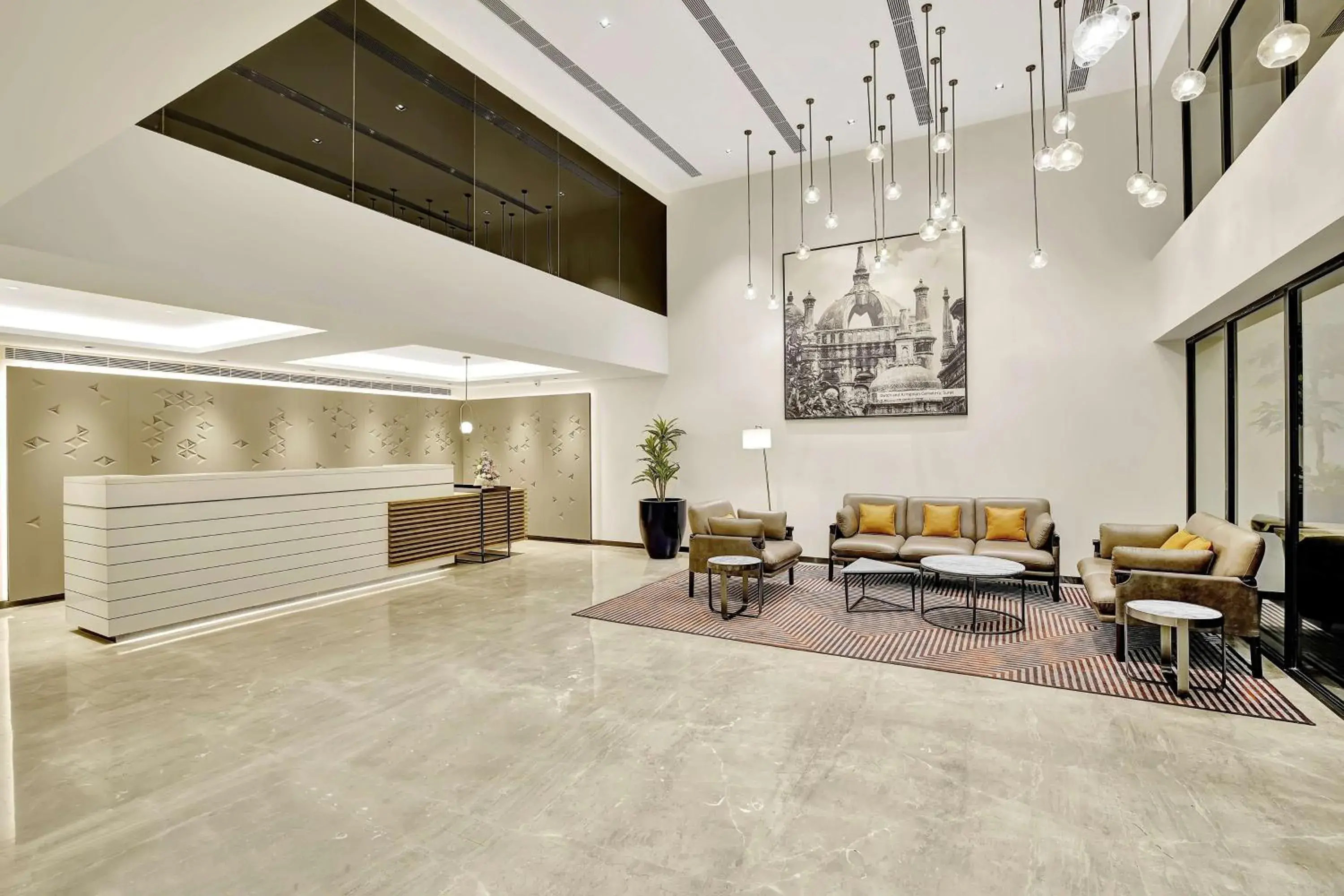 Lobby or reception in Park Inn by Radisson Surat Lobby or reception in Park Inn by Radisson Surat