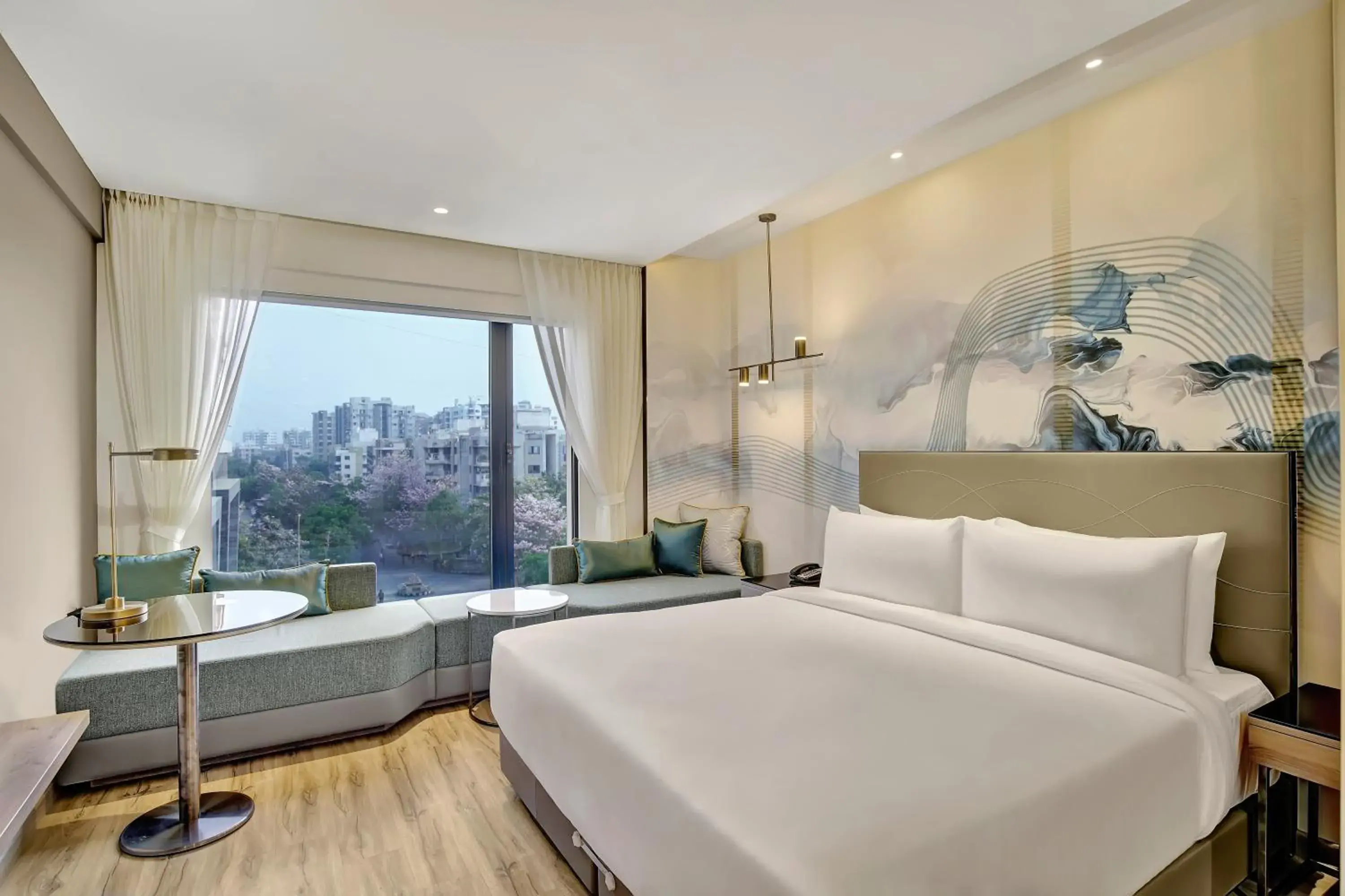 Bed in Park Inn by Radisson Surat Bed in Park Inn by Radisson Surat