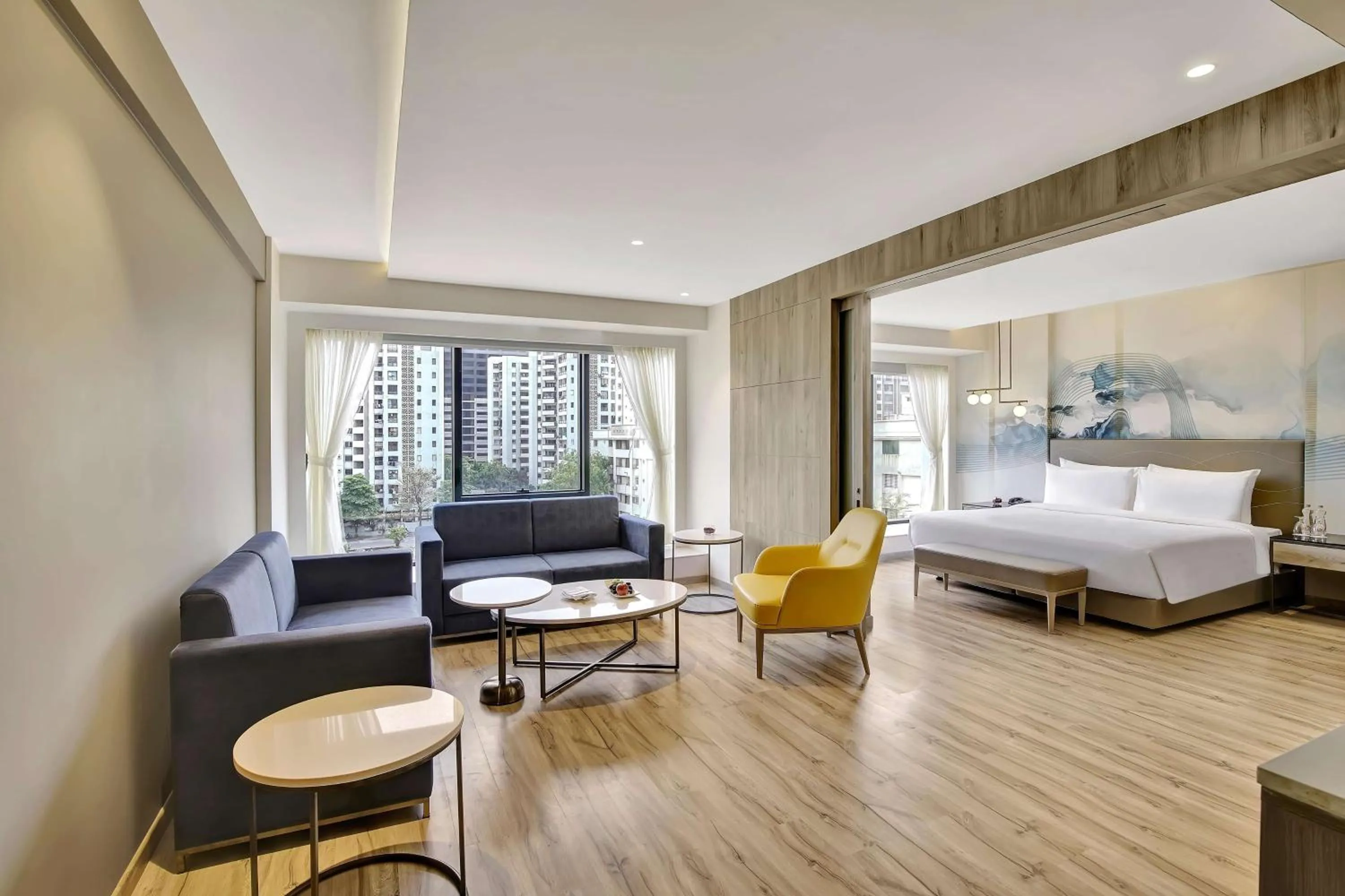 Photo of the whole room, Bed in Park Inn by Radisson Surat