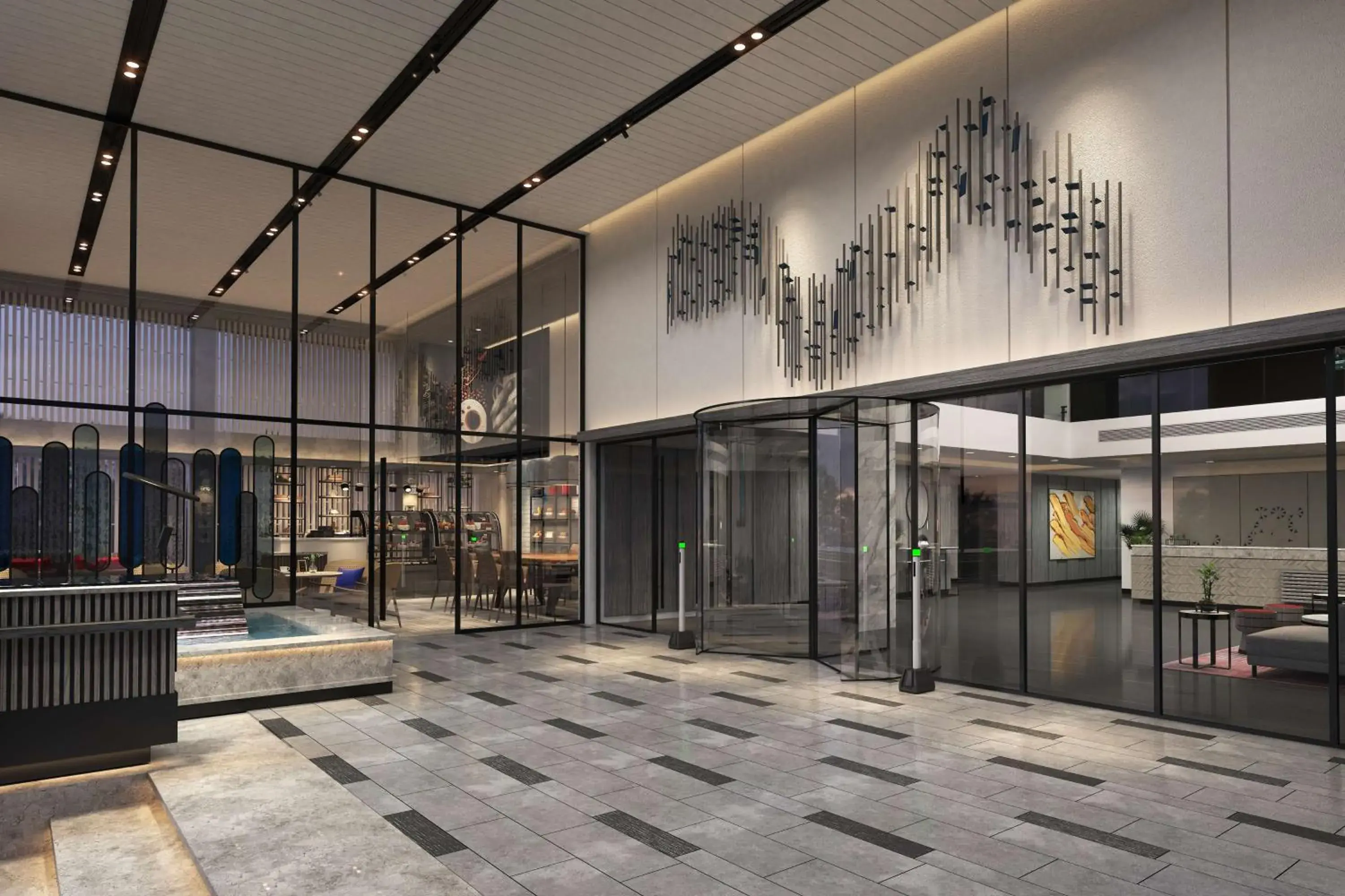 Lobby or reception in Park Inn by Radisson Surat Lobby or reception in Park Inn by Radisson Surat