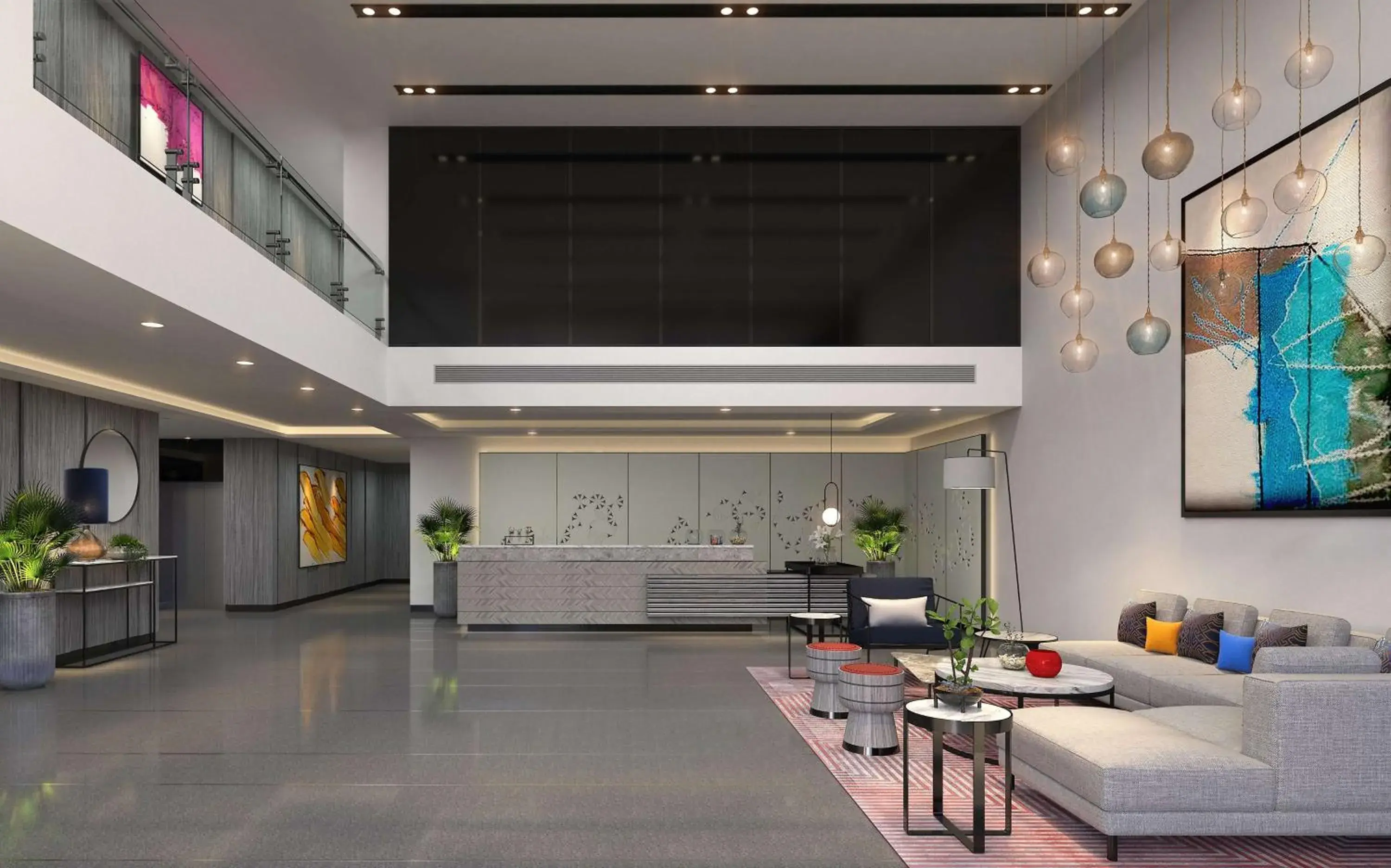 Lobby or reception in Park Inn by Radisson Surat Lobby or reception in Park Inn by Radisson Surat