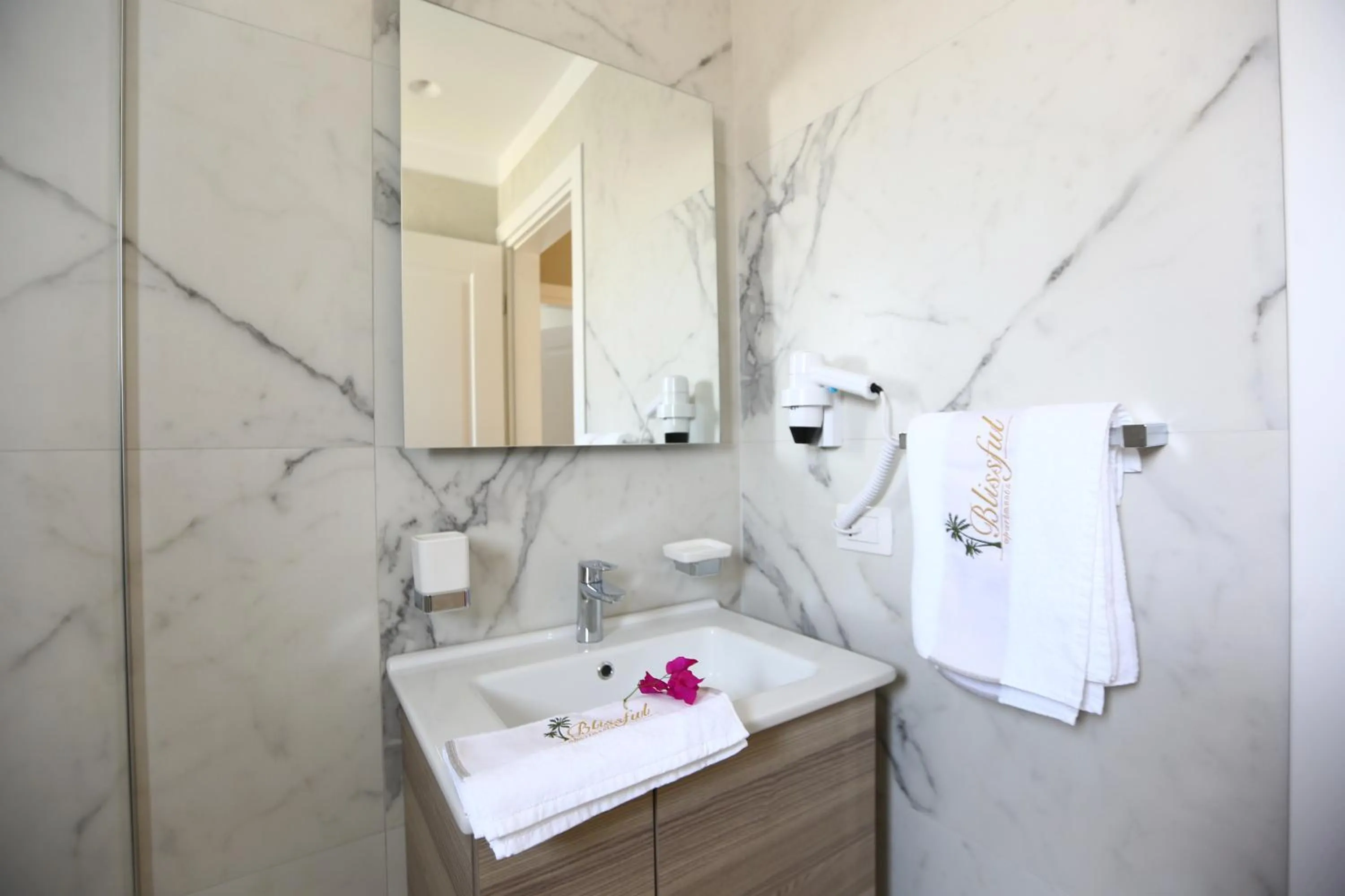 Bathroom in Blissful Apartments