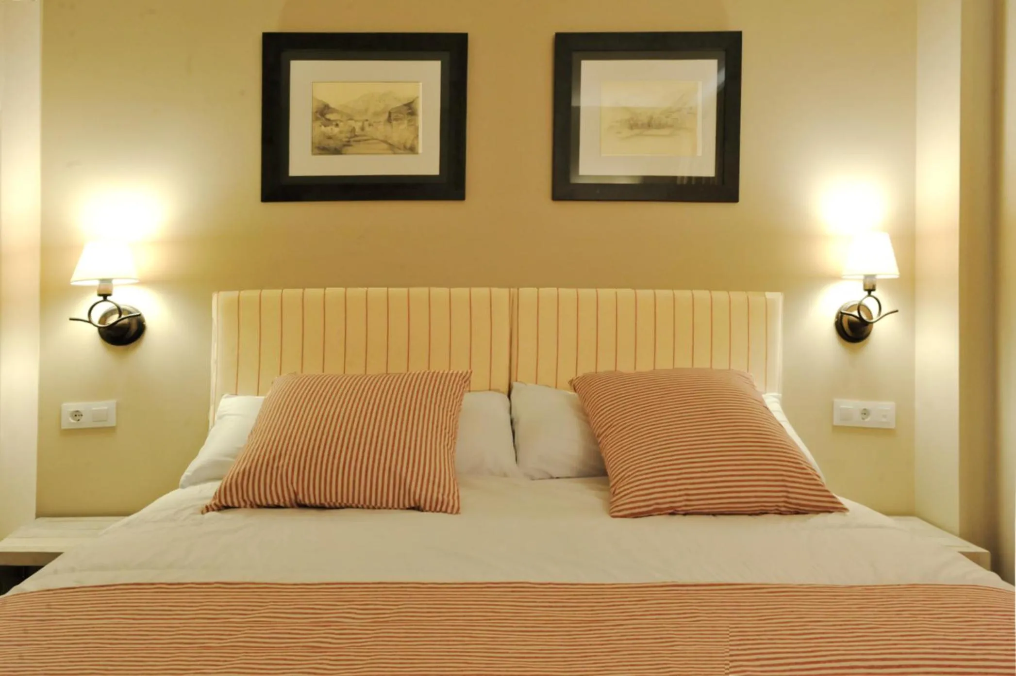 Bed in Chardín de Llis-Apartamentos Chardins