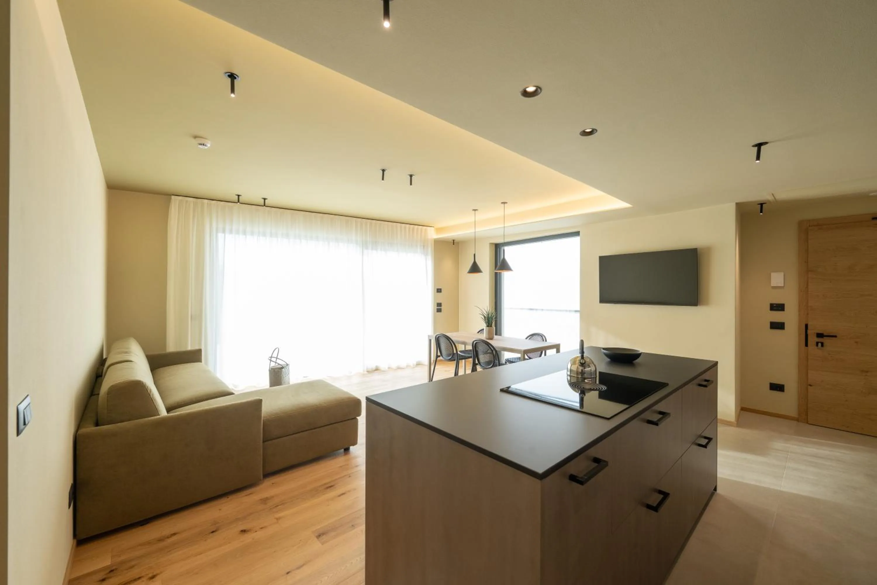 Kitchen or kitchenette in Etra Suites & Apartments