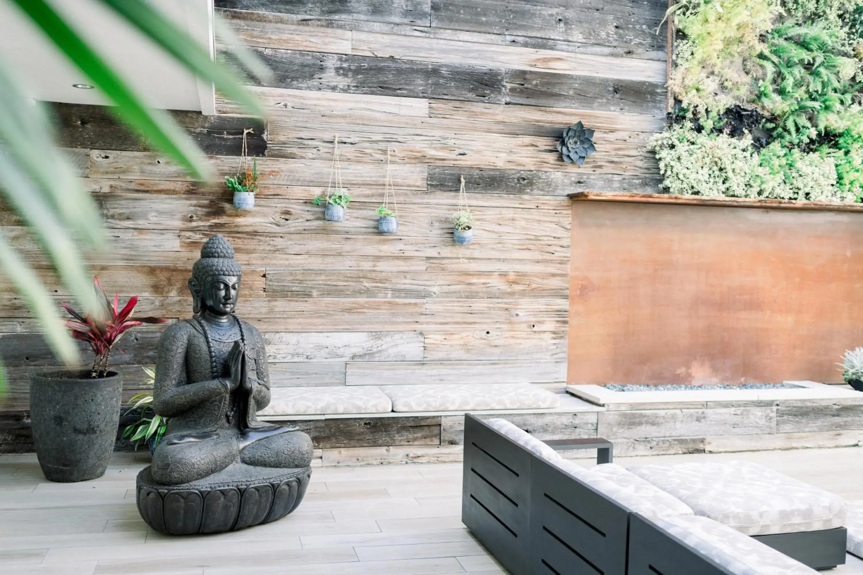 Inner courtyard view in SCP Seven4One Hotel Inner courtyard view in SCP Seven4One Hotel