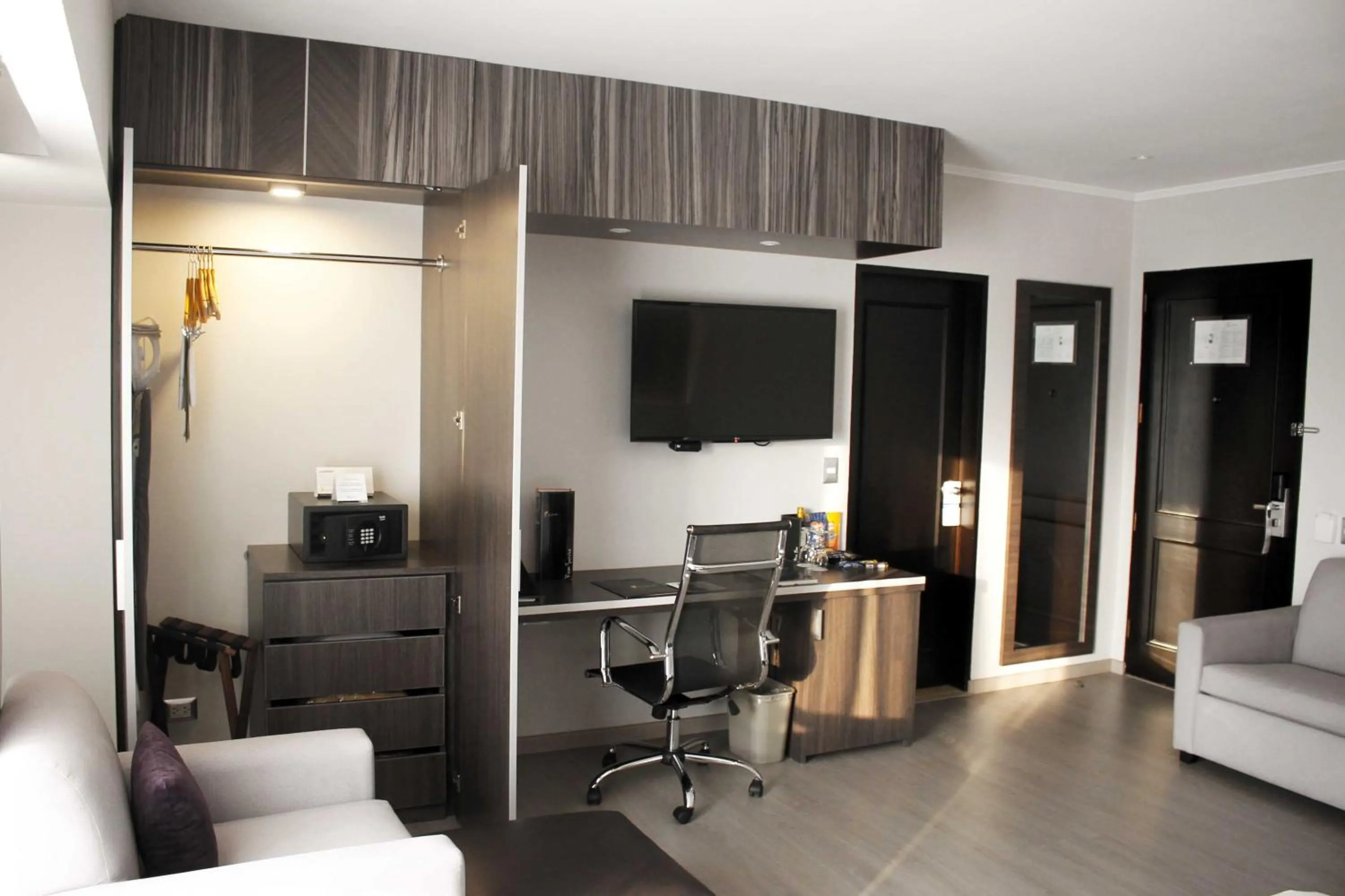 TV and multimedia in Sol de Oro Hotel & Suites