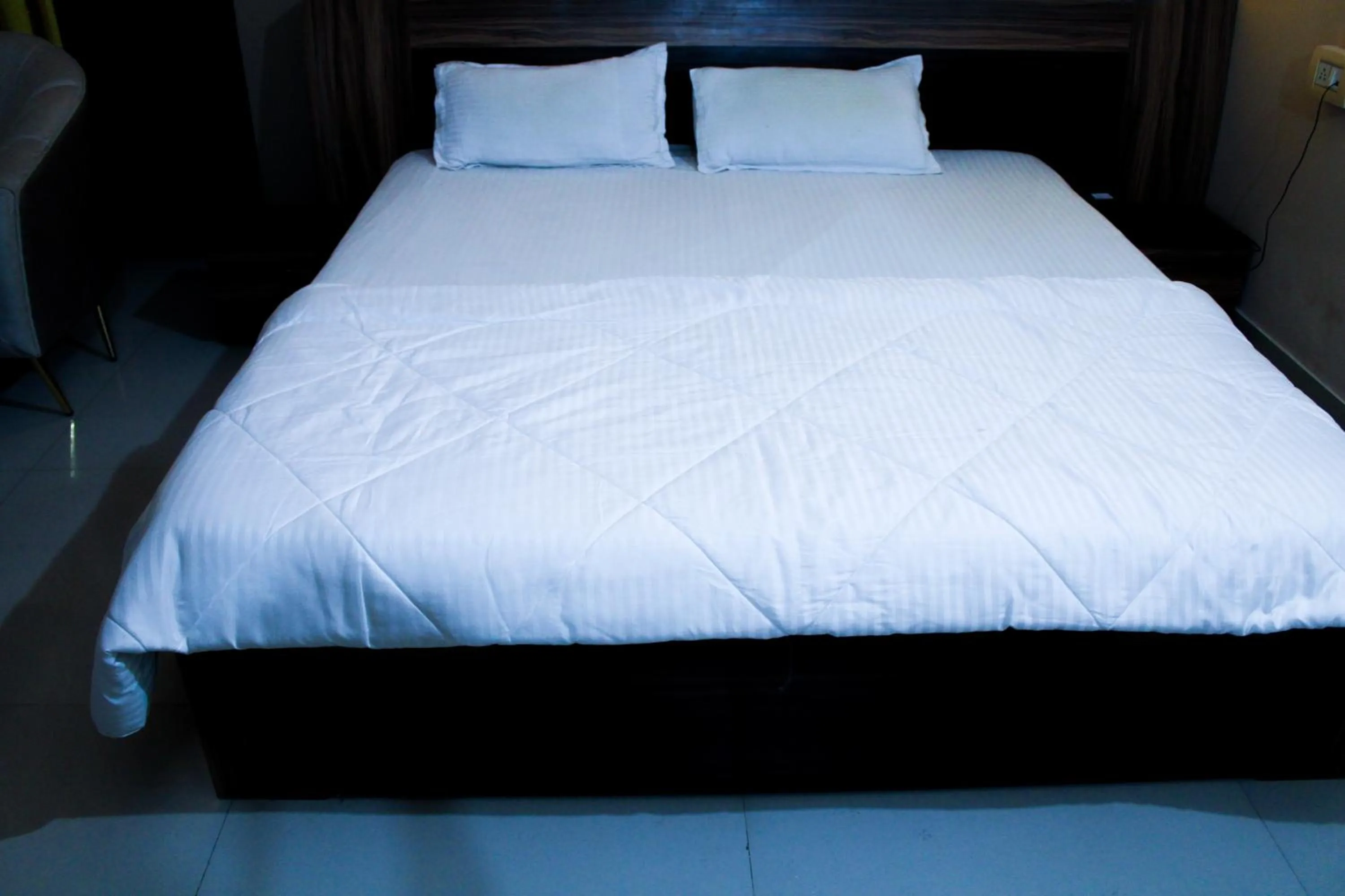 Bed in Sangam Hotel