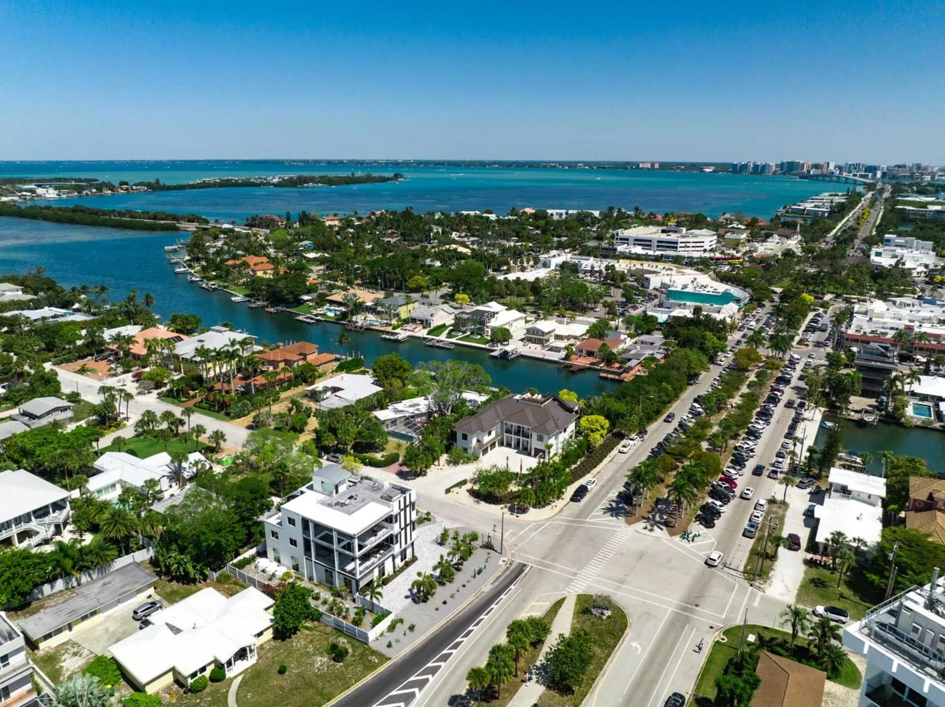 Bird's eye view in The Ringling Estate