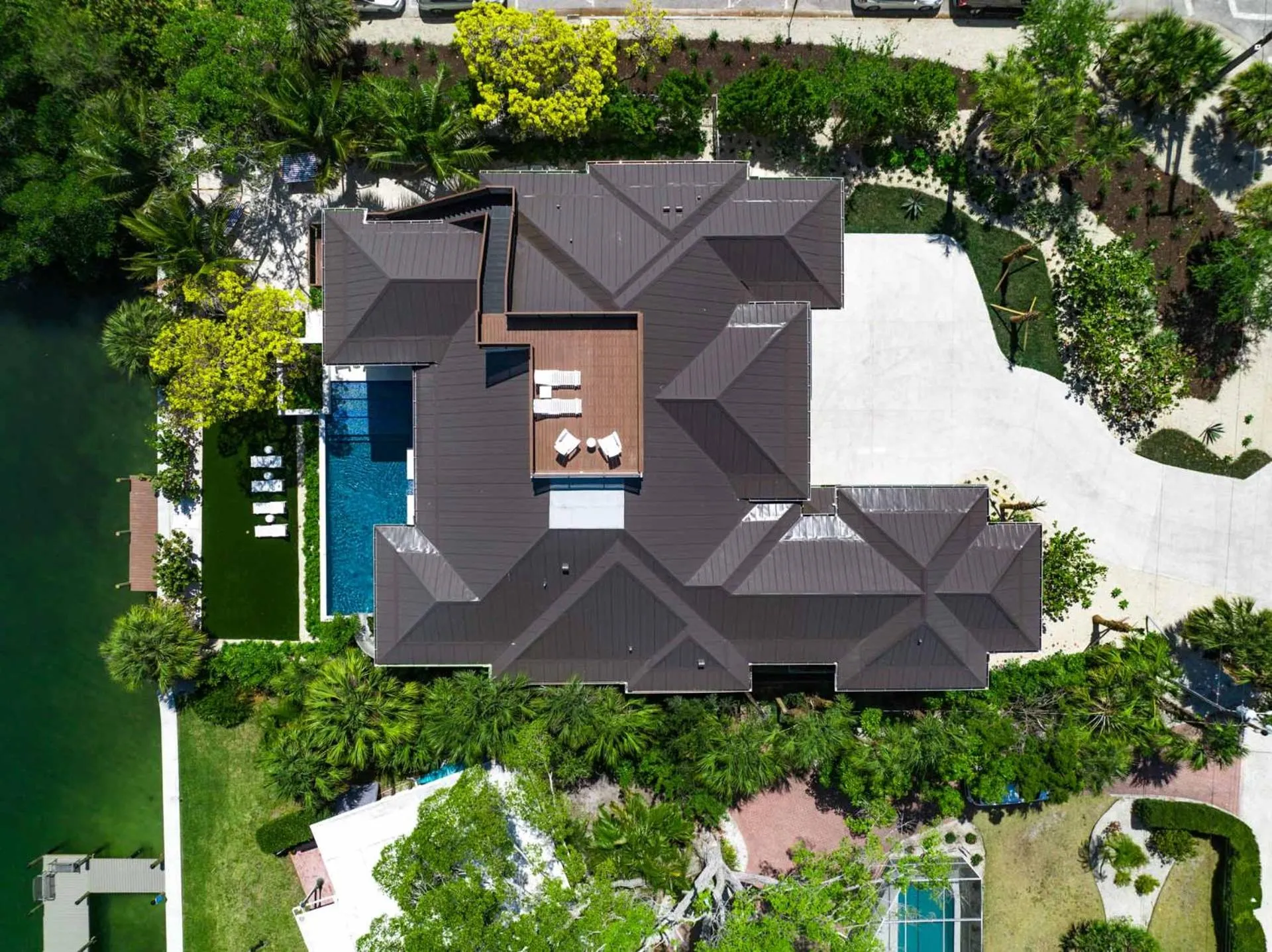Bird's eye view in The Ringling Estate