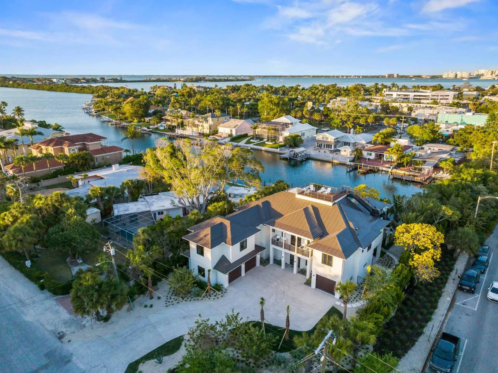 Bird's eye view in The Ringling Estate