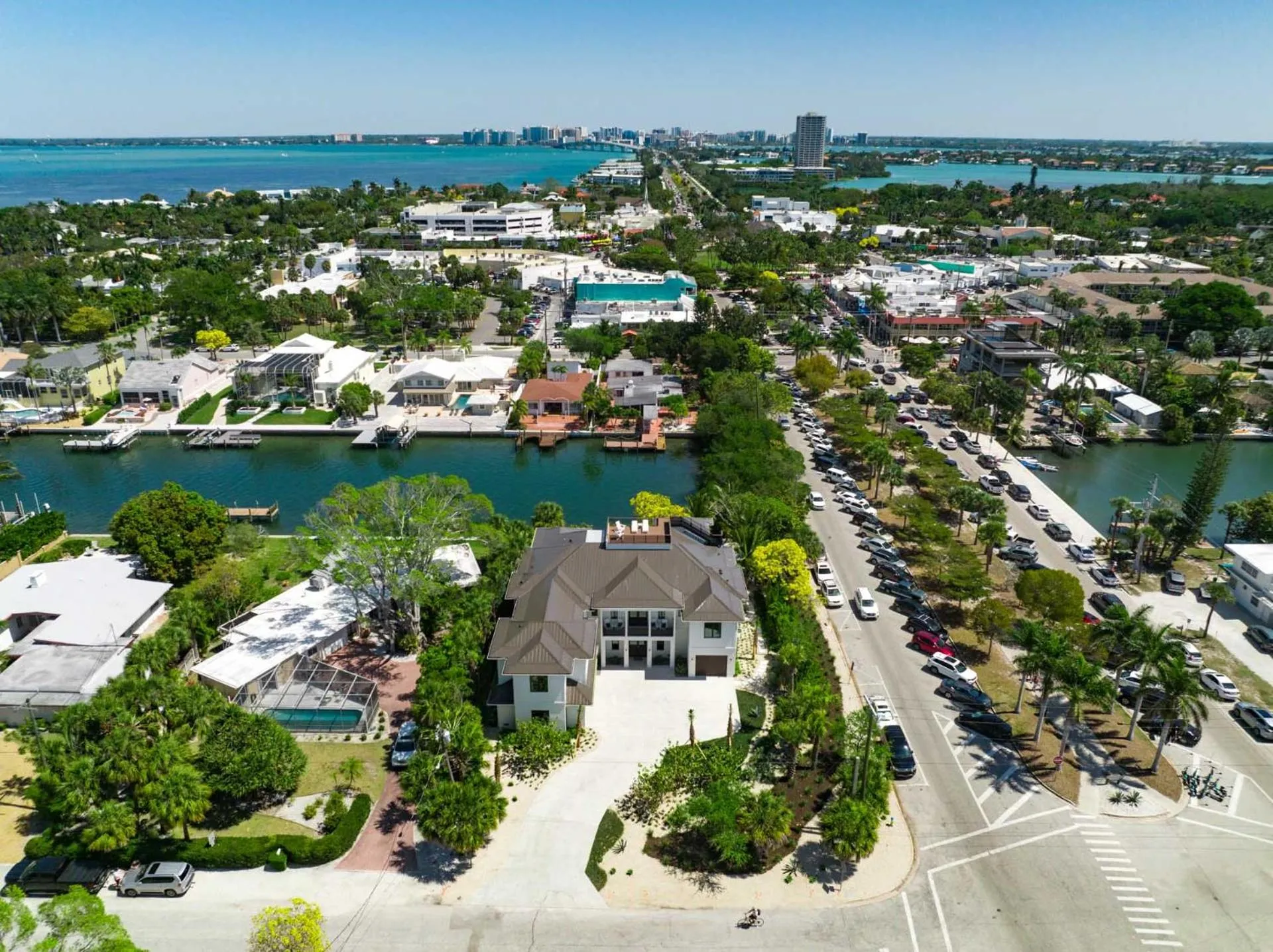 Bird's eye view in The Ringling Estate