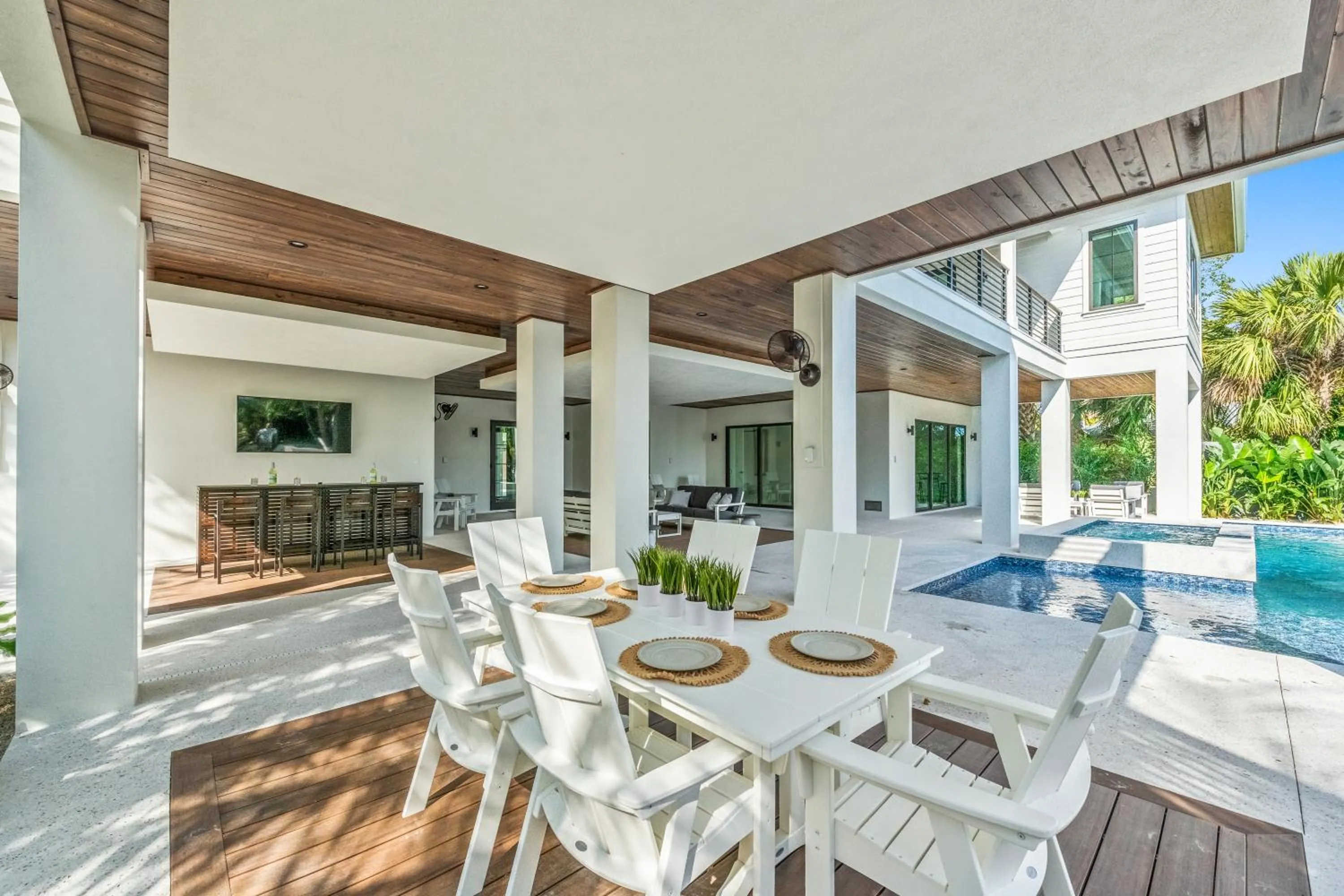Dining area in The Ringling Estate