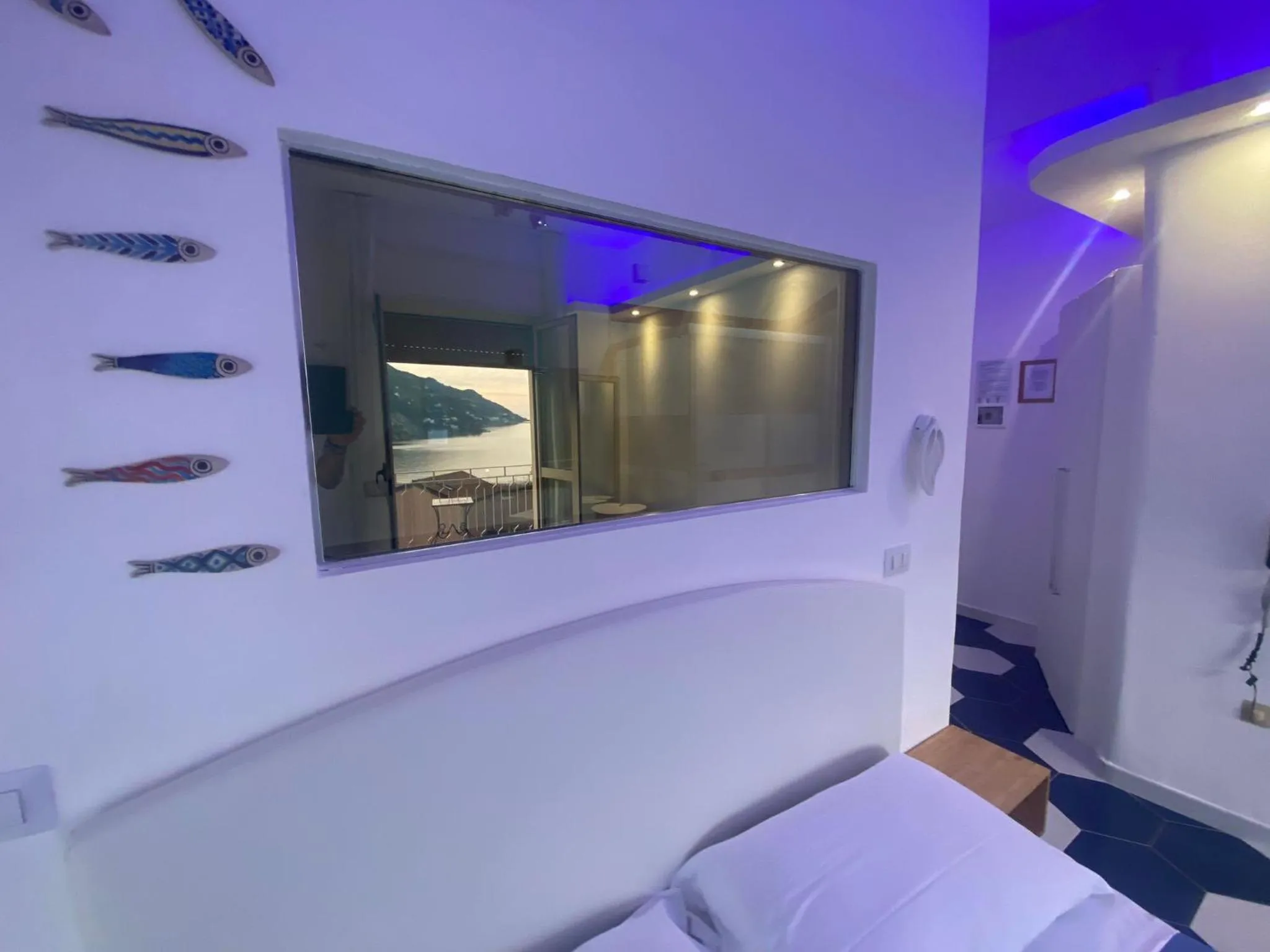 Deluxe Double Room with Sea View in Hotel Vietri Coast