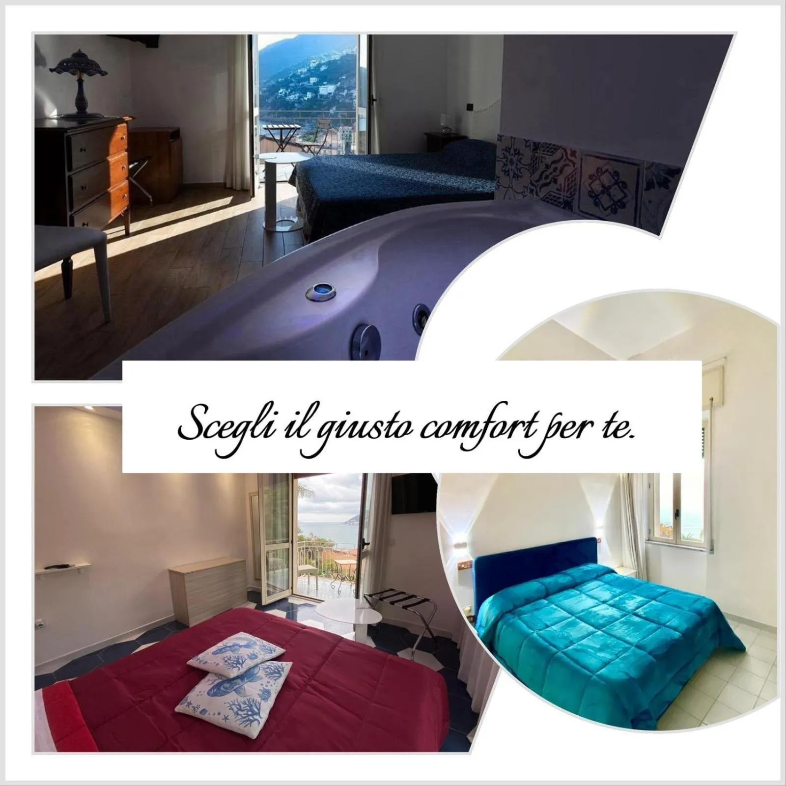 Property building, Bed in Hotel Vietri Coast