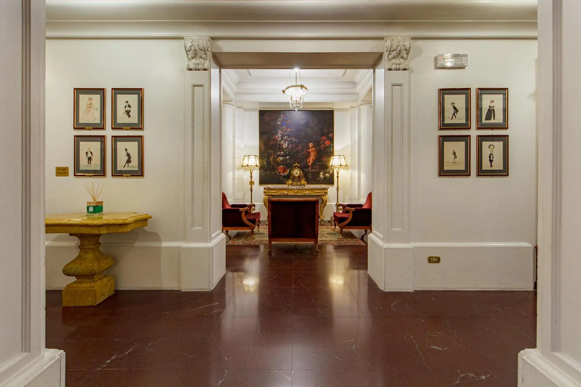 Lobby or reception in Hotel Albani Firenze