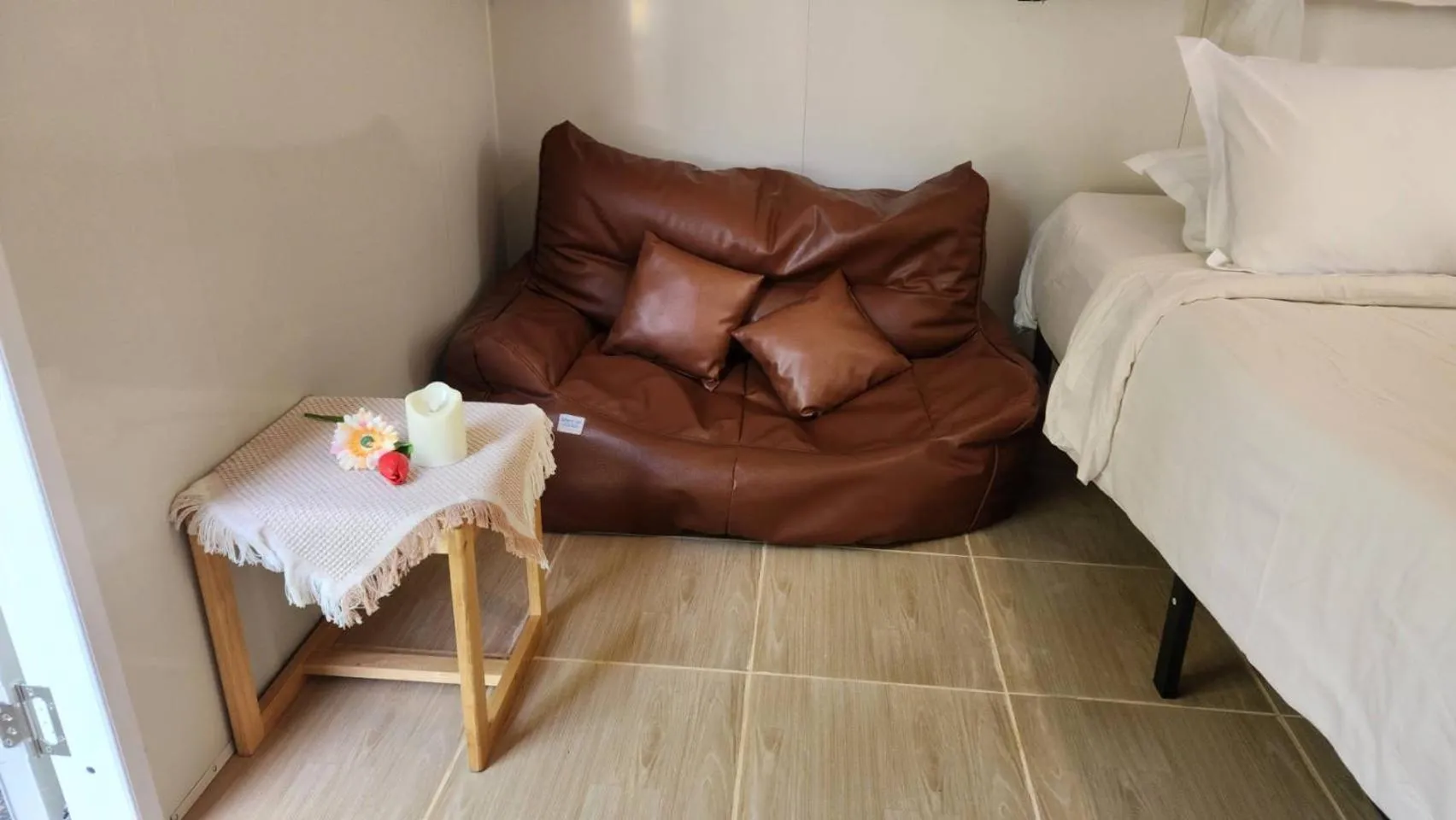 Seating area, Bed in Glamping hill khaoyai