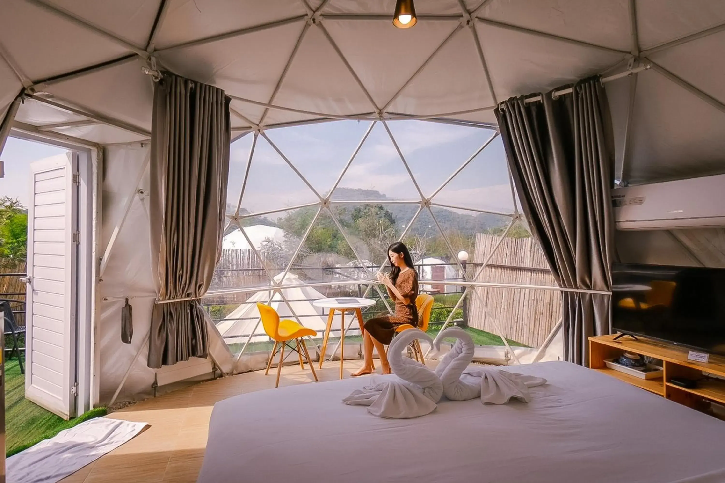 King Room with Balcony in Glamping hill khaoyai King Room with Balcony in Glamping hill khaoyai