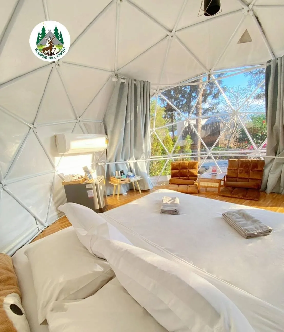 Bed in Glamping hill khaoyai