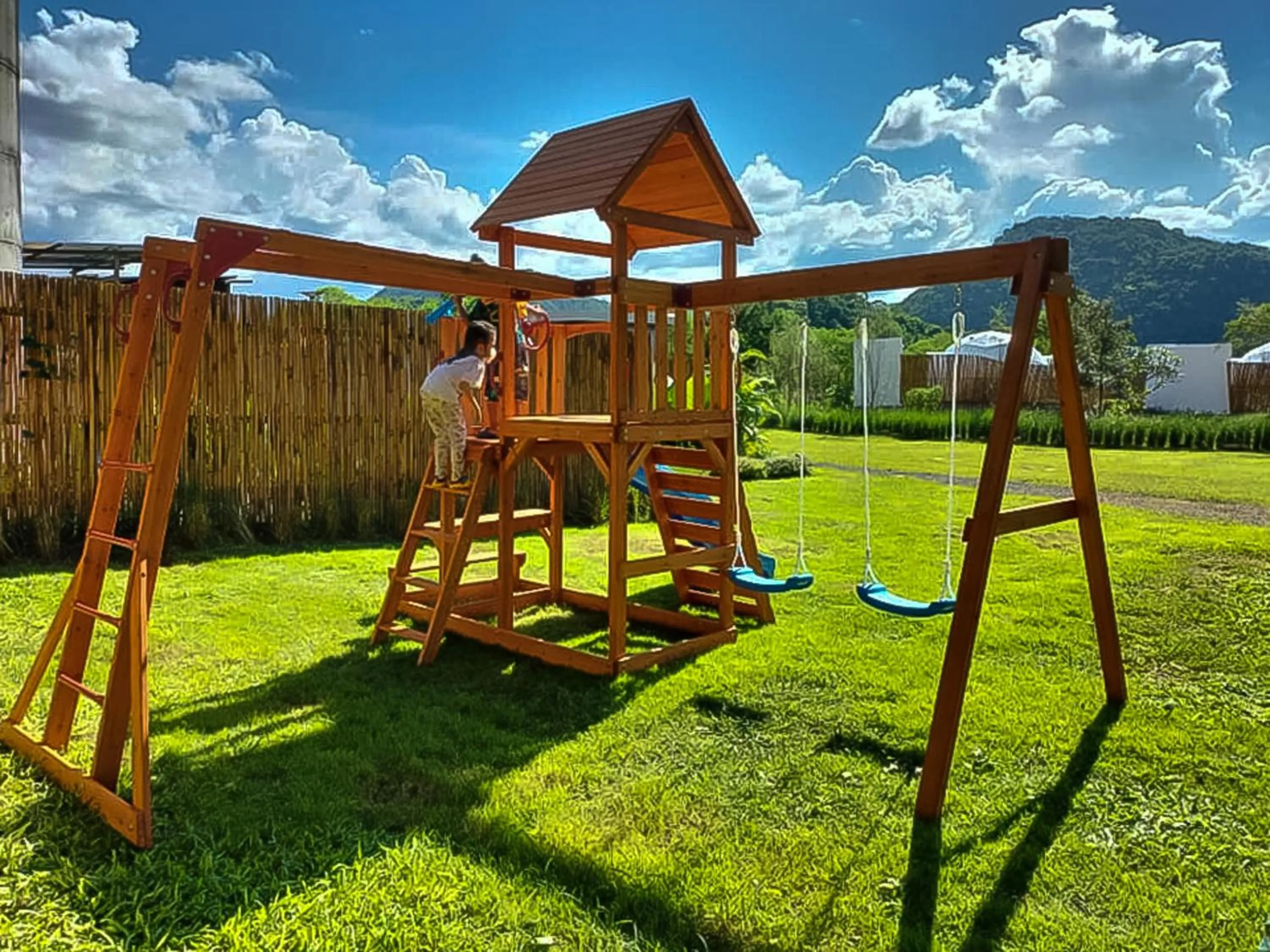 Children play ground in Glamping hill khaoyai