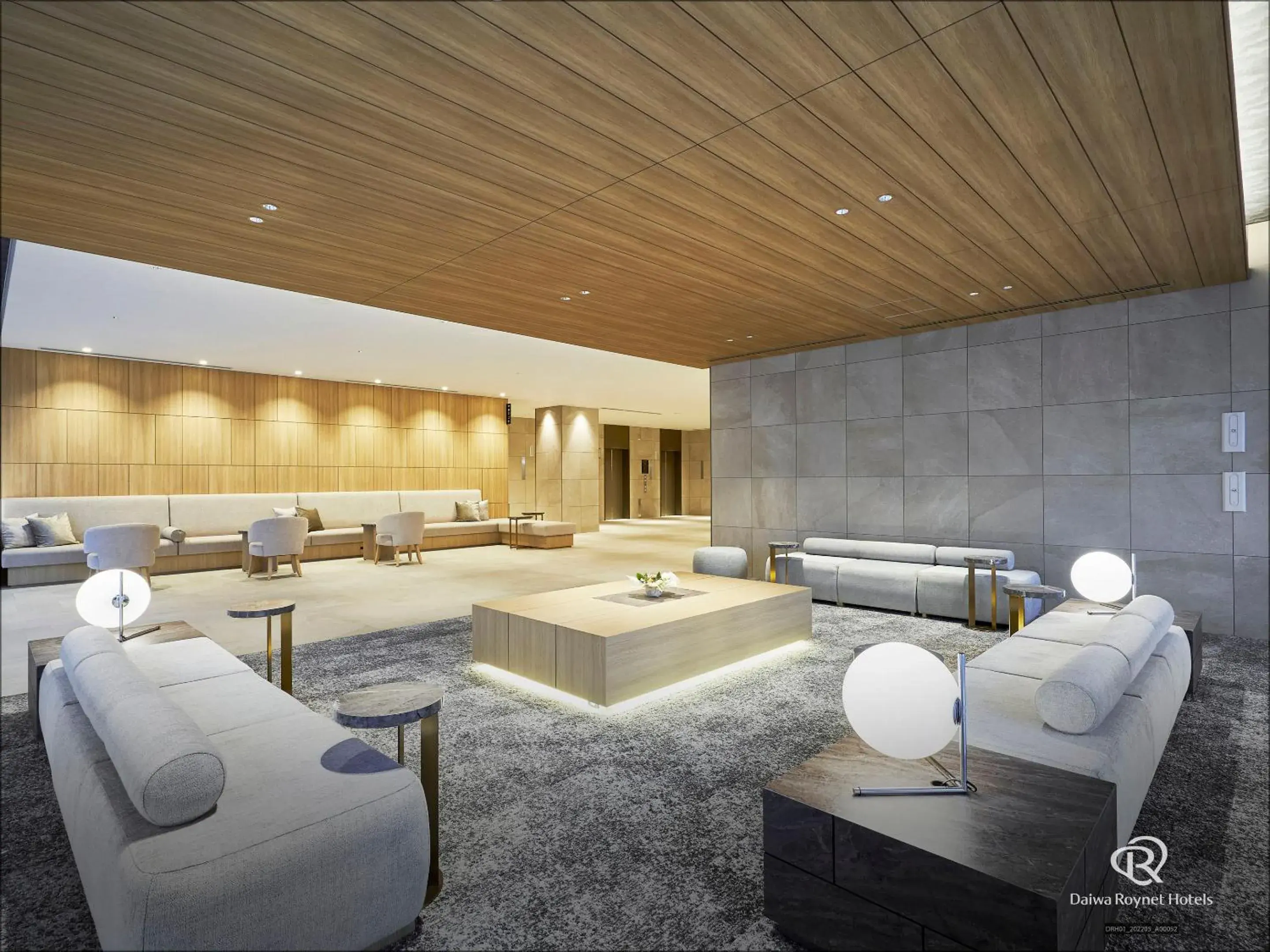 Lobby or reception in Daiwa Roynet Hotel Sendai Nishiguchi PREMIER Lobby or reception in Daiwa Roynet Hotel Sendai Nishiguchi PREMIER