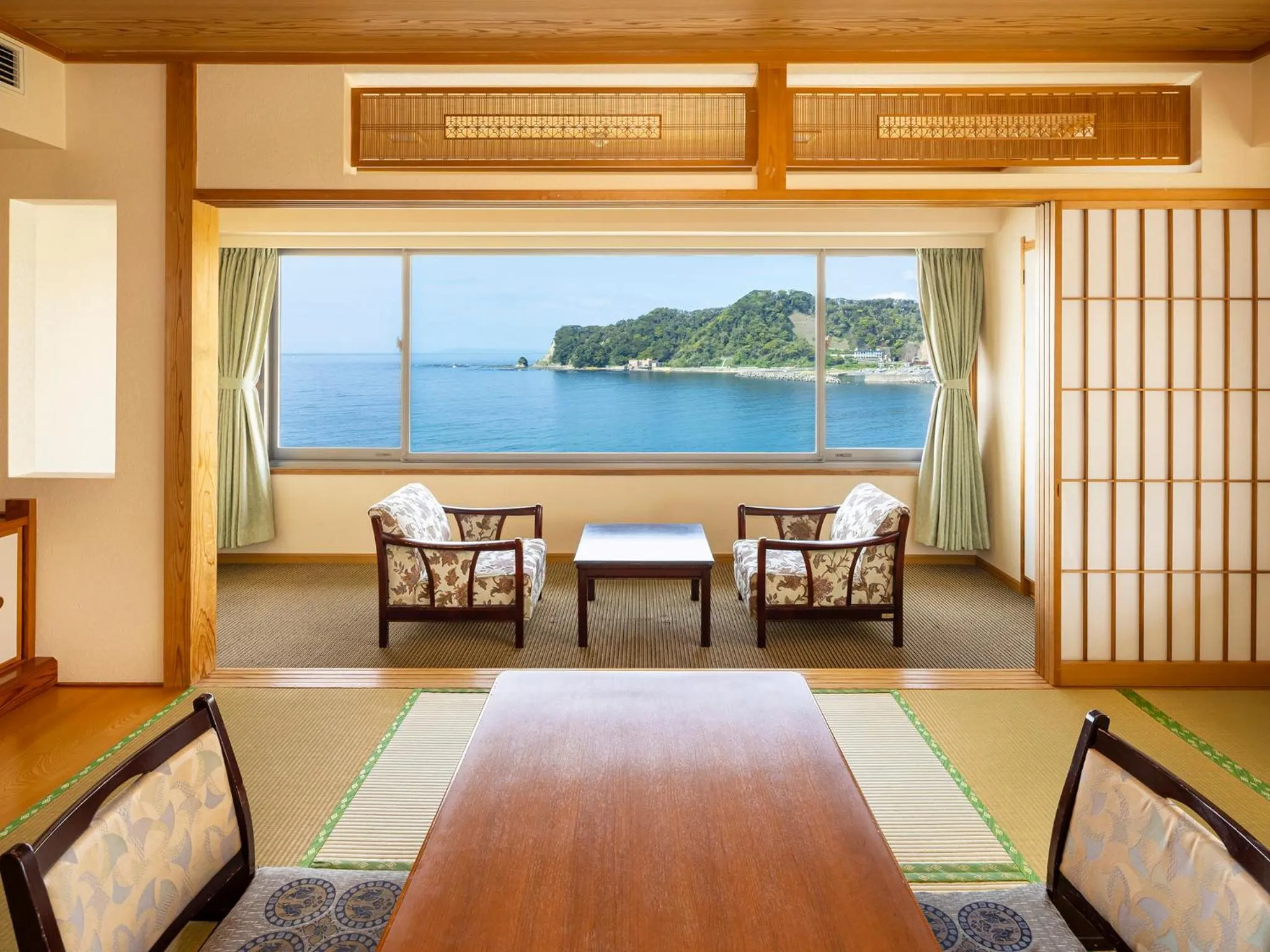 Sea view in Mikazuki Sea-Park Hotel Awa Kamogawa