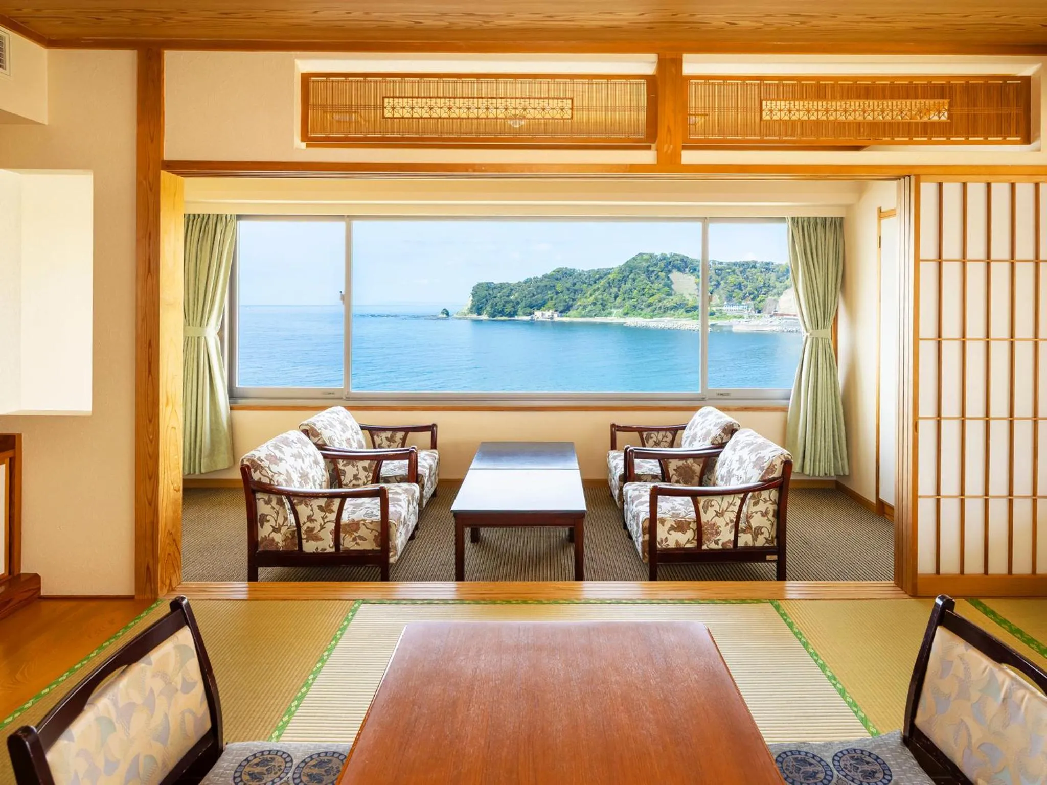 Sea view in Mikazuki Sea-Park Hotel Awa Kamogawa