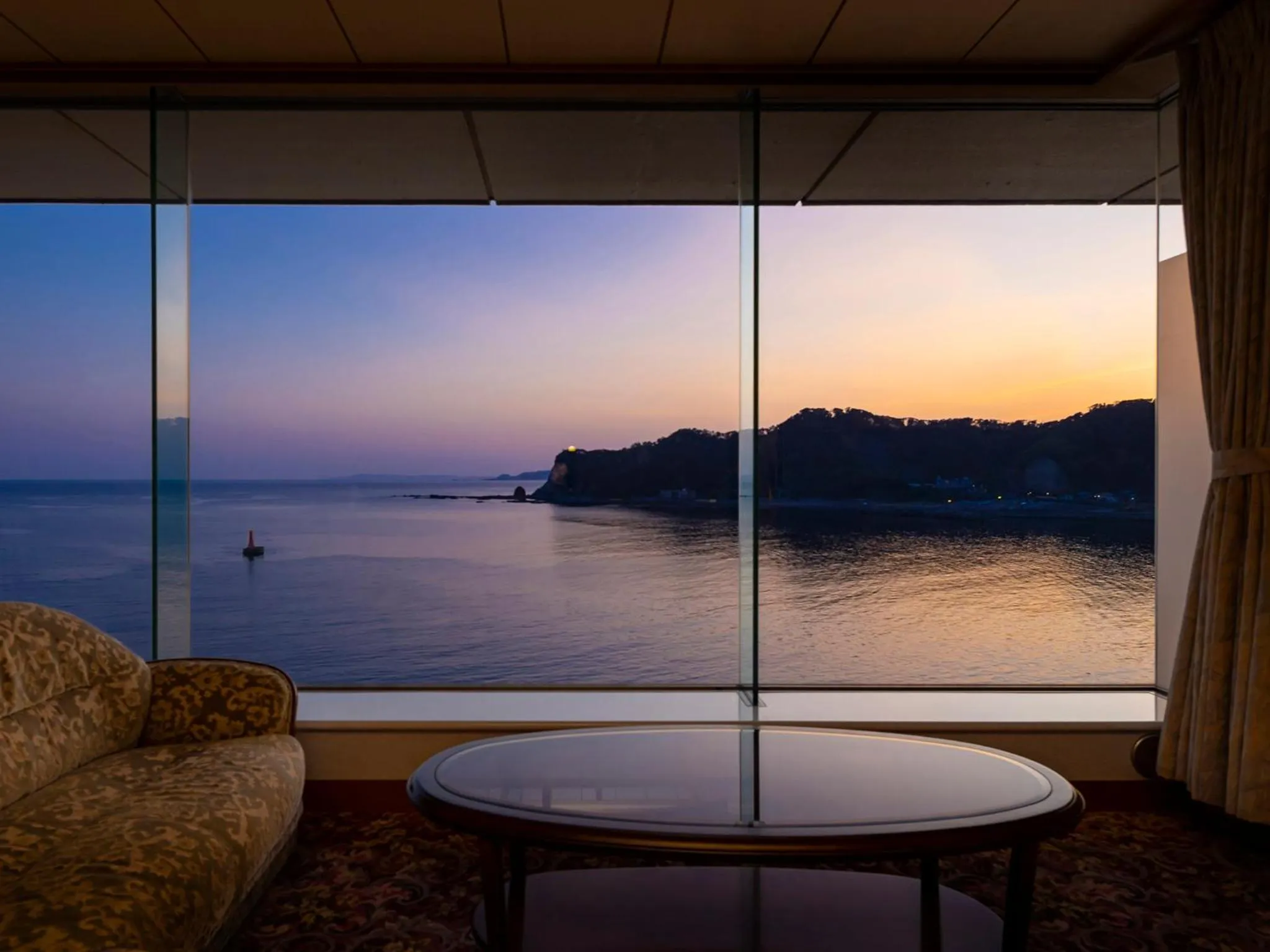 Sea view in Mikazuki Sea-Park Hotel Awa Kamogawa