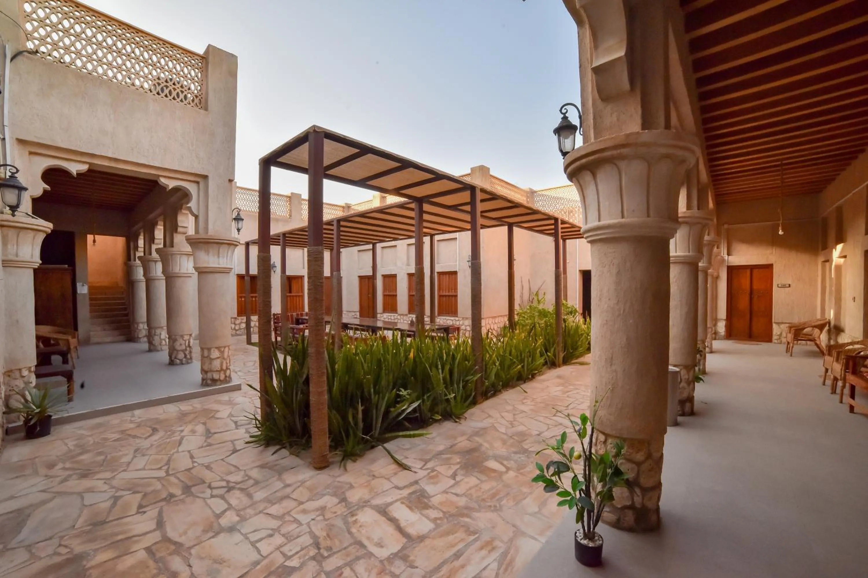 Inner courtyard view in Heritage Home Guest House