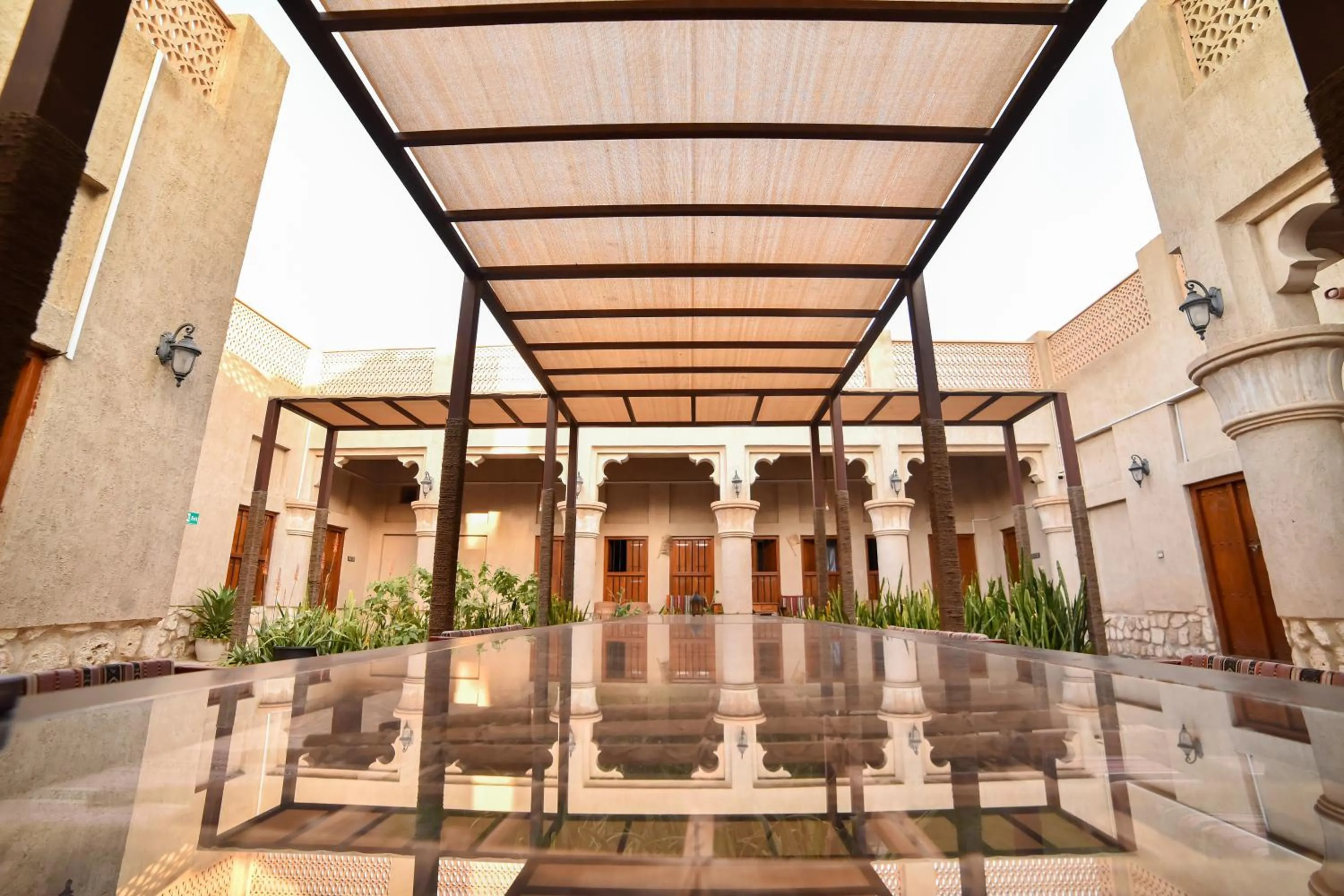 Inner courtyard view in Heritage Home Guest House