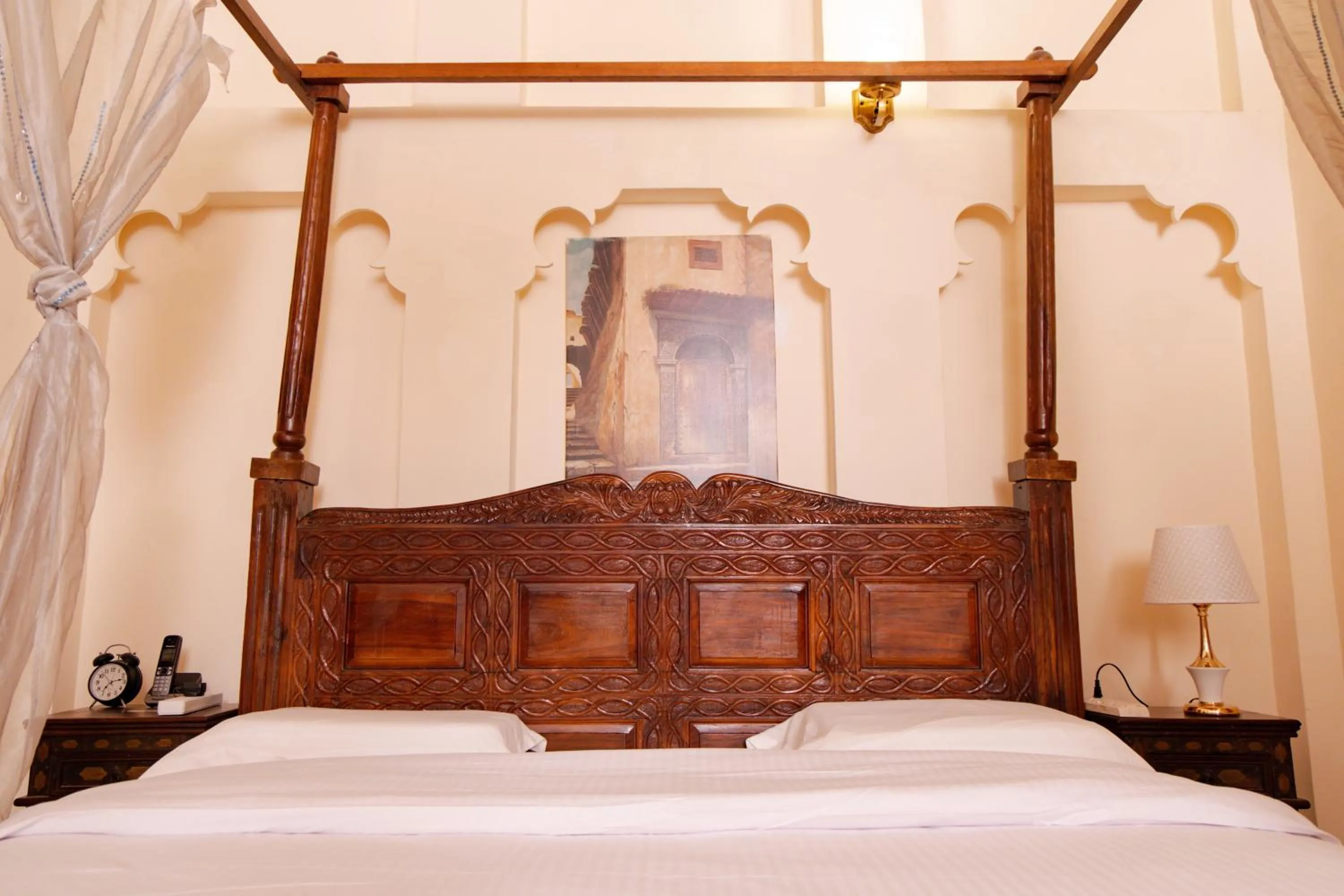 Bed in Heritage Home Guest House